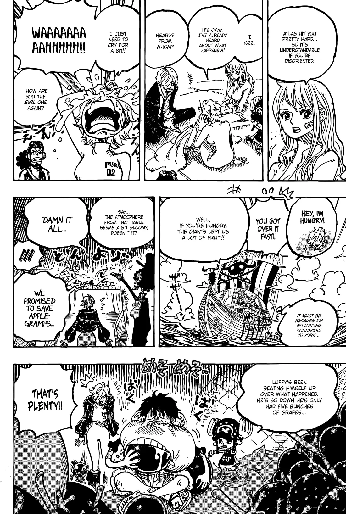 One Piece Manga, chapter 1124, page 9