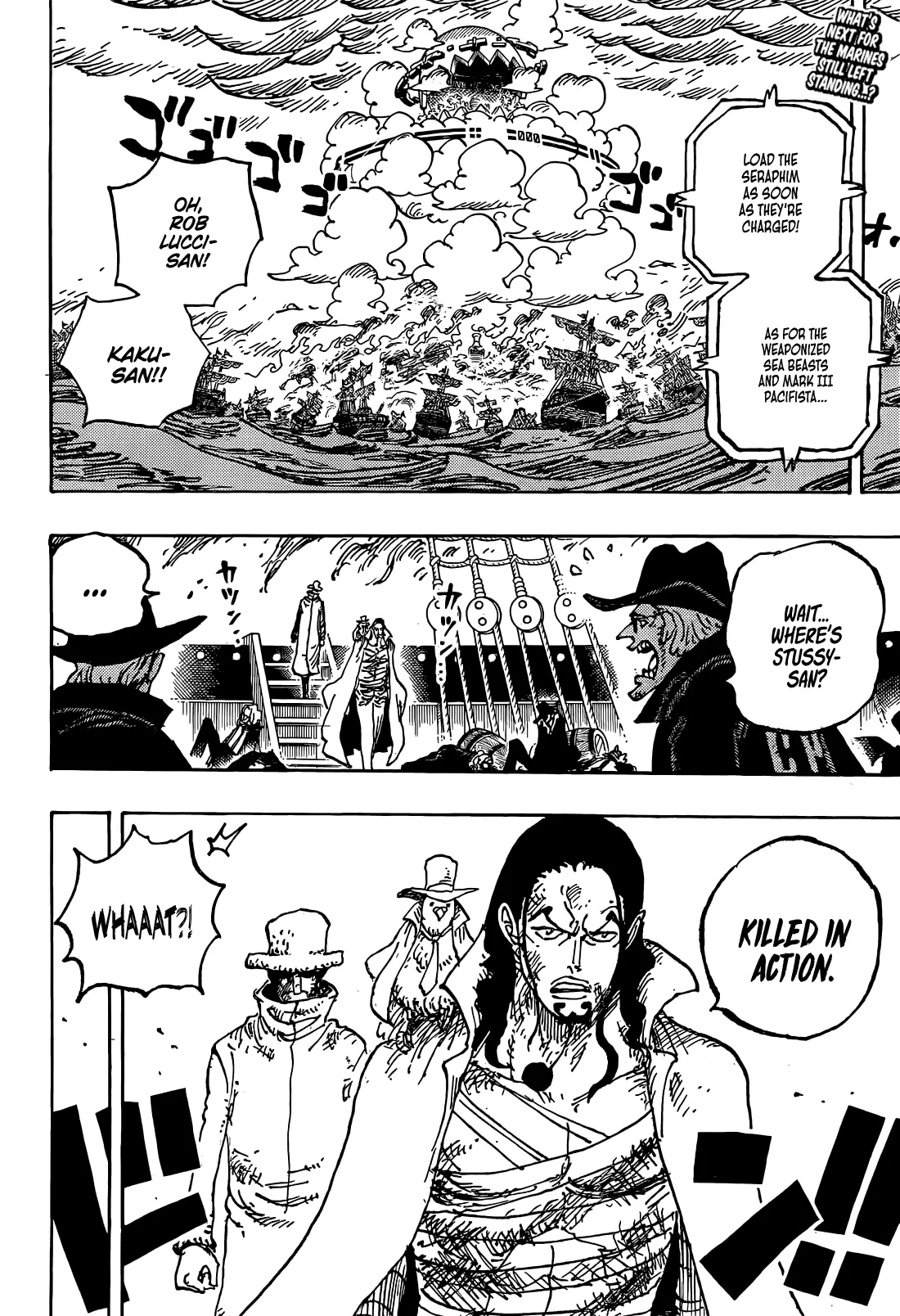 One Piece Manga, chapter 1125, page 2