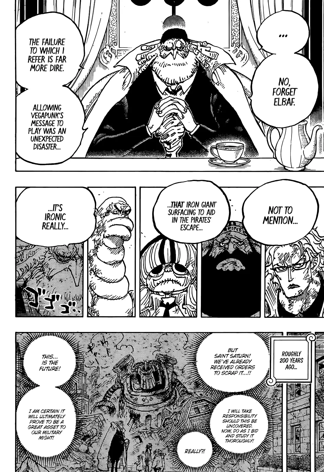 One Piece Manga, chapter 1125, page 4
