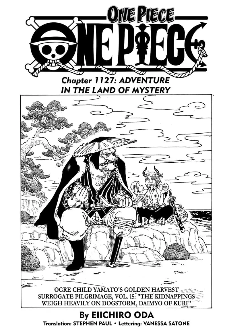 One Piece Manga, chapter 1127, page 1