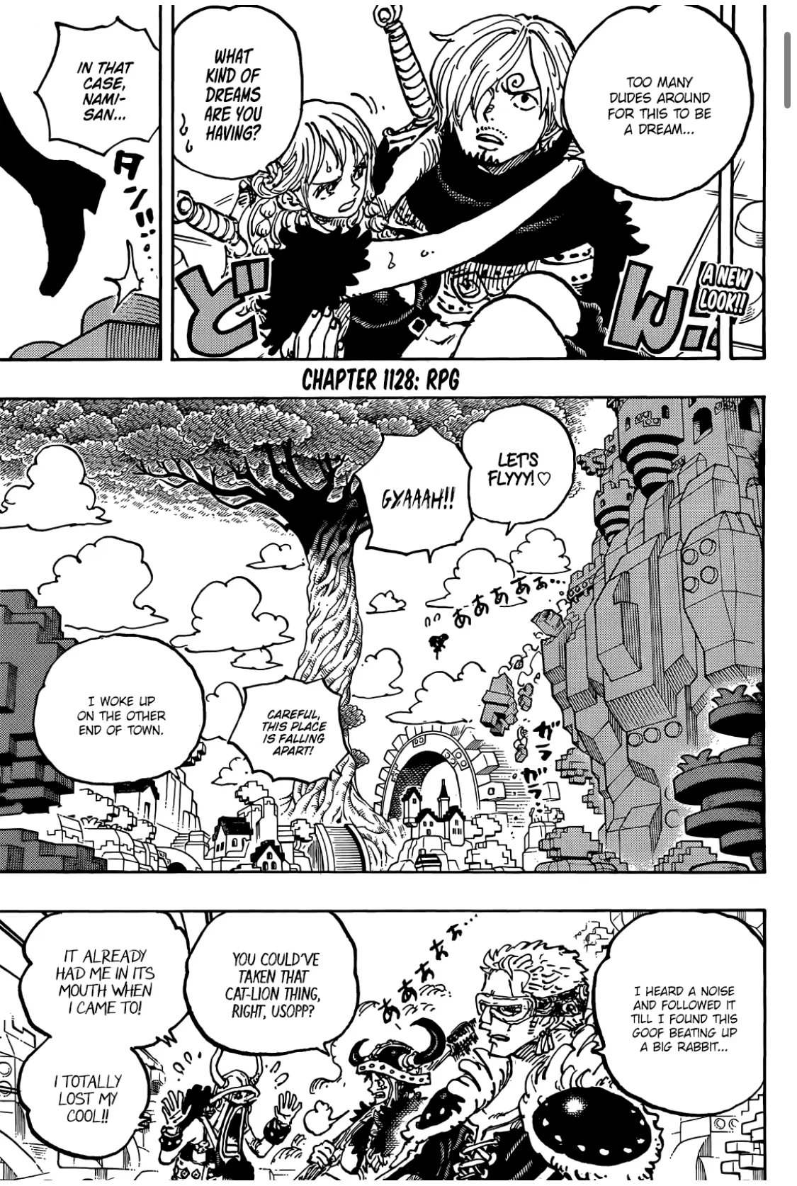 One Piece Manga, chapter 1128, page 3
