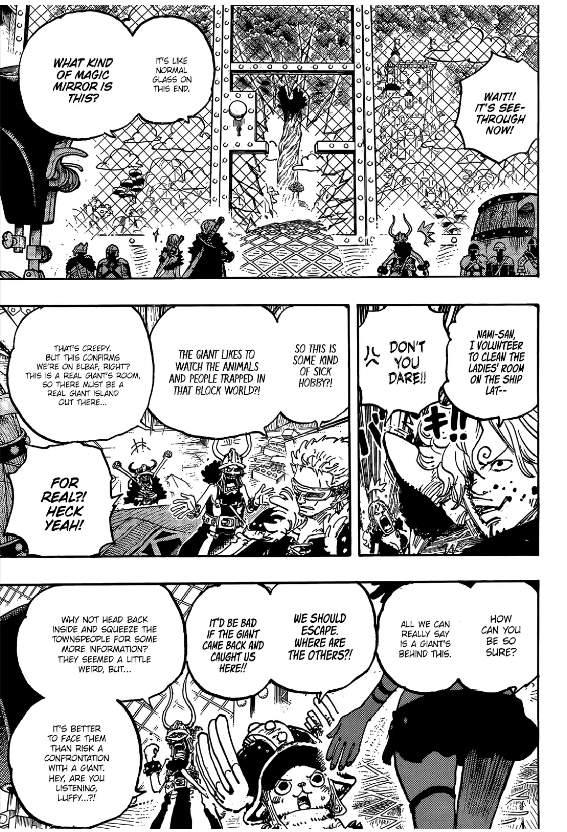 One Piece Manga, chapter 1128, page 11