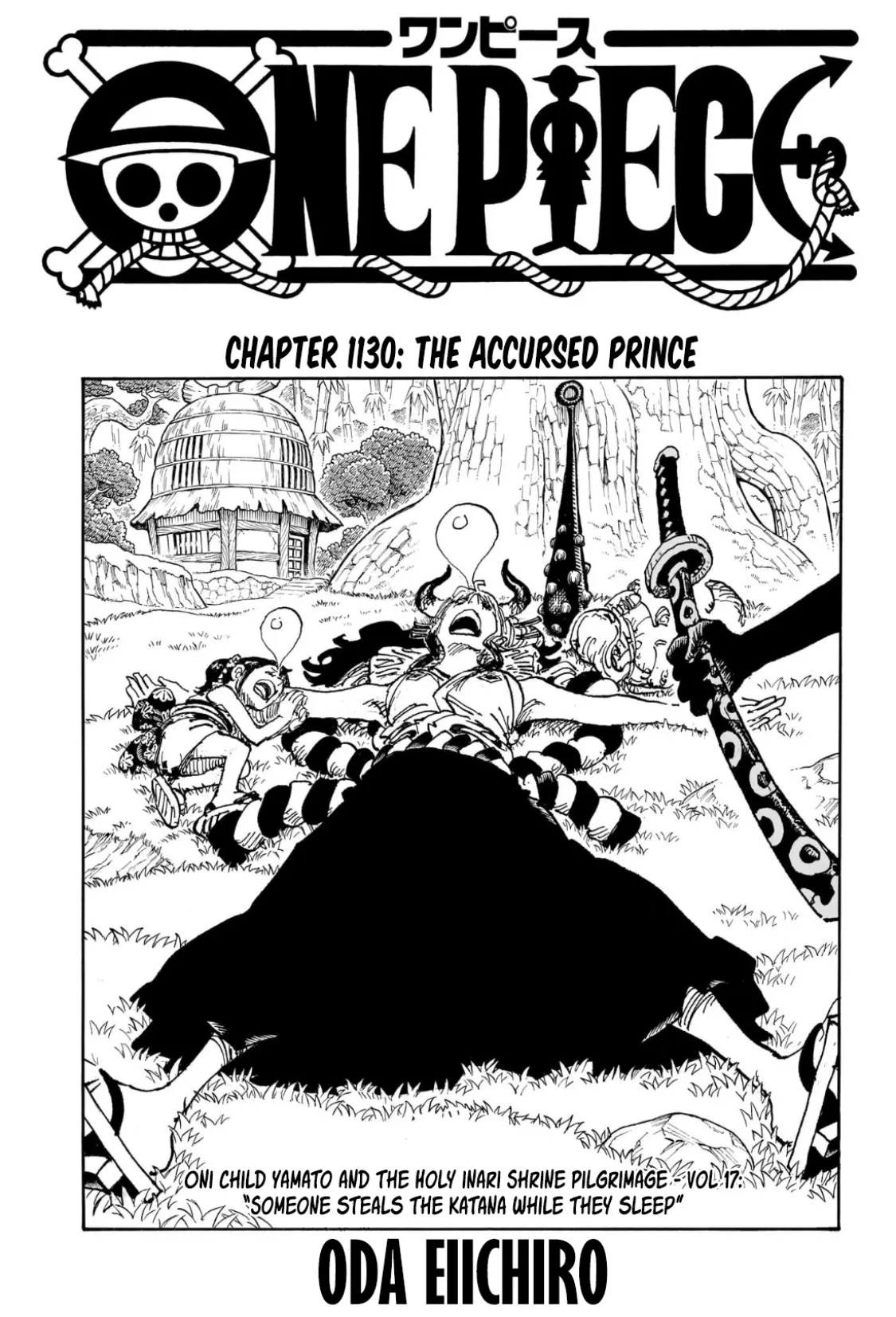 One Piece Manga, chapter 1130, page 1
