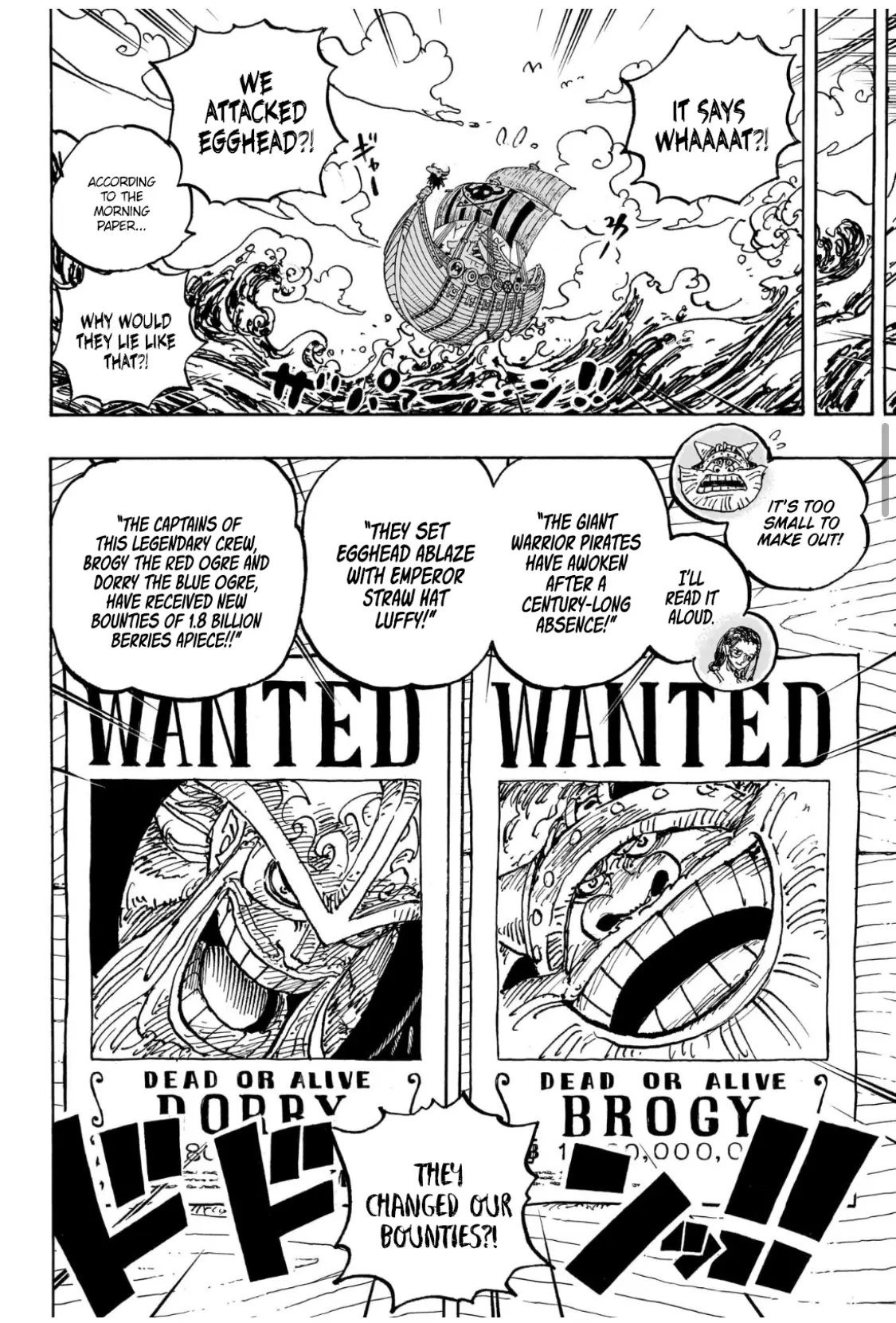 One Piece Manga, chapter 1130, page 8