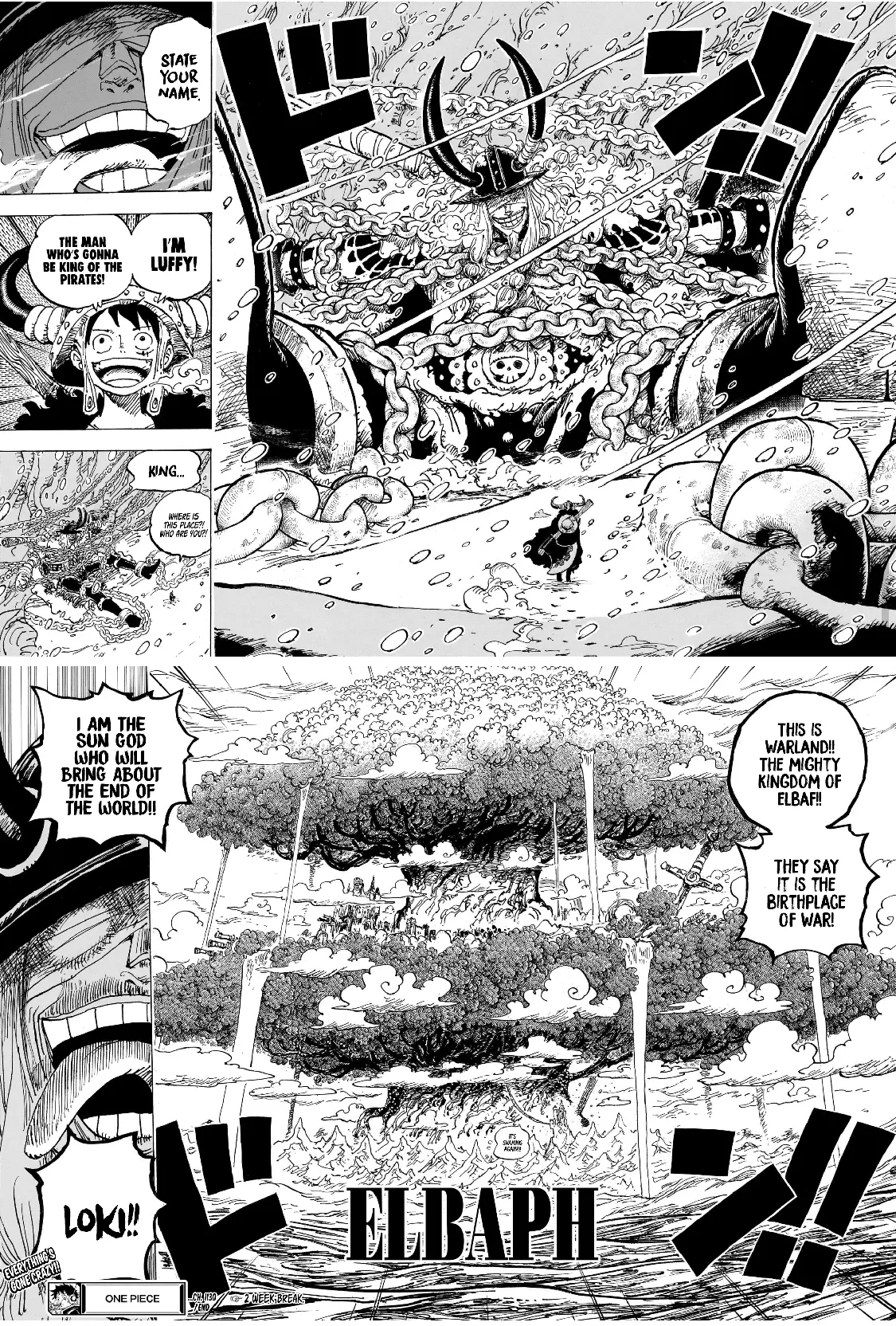 One Piece Manga, chapter 1130, page 12