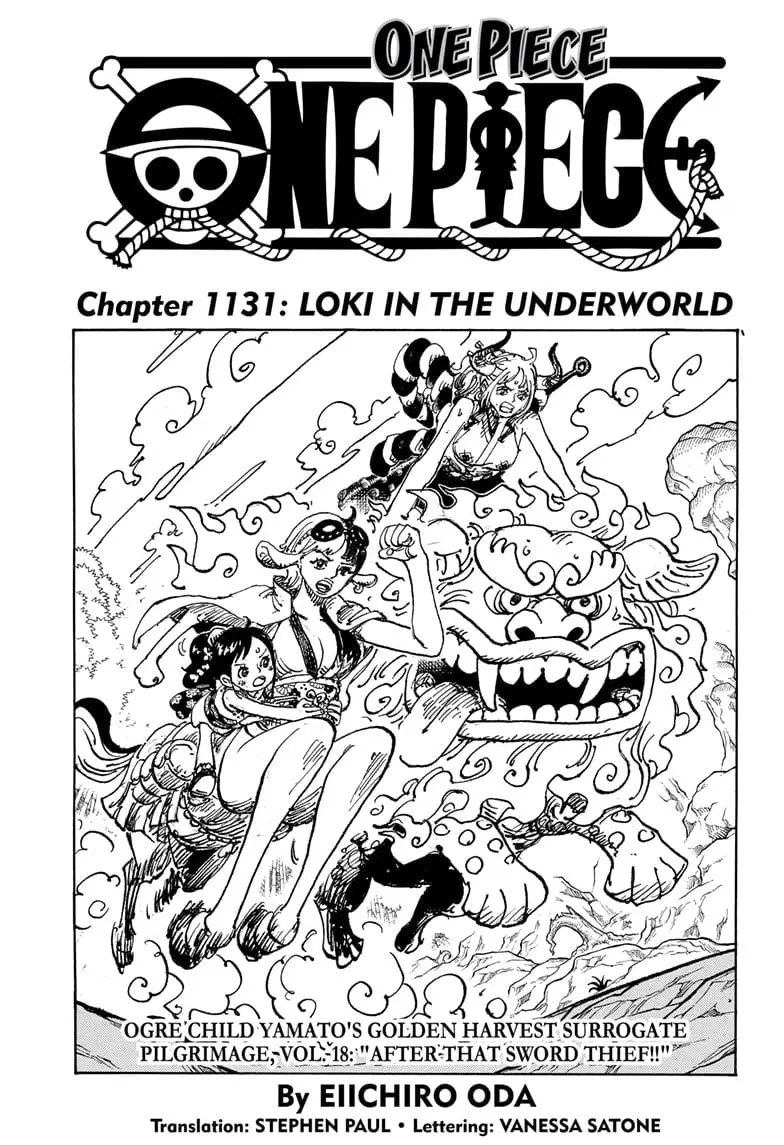 One Piece Manga, chapter 1131, page 1