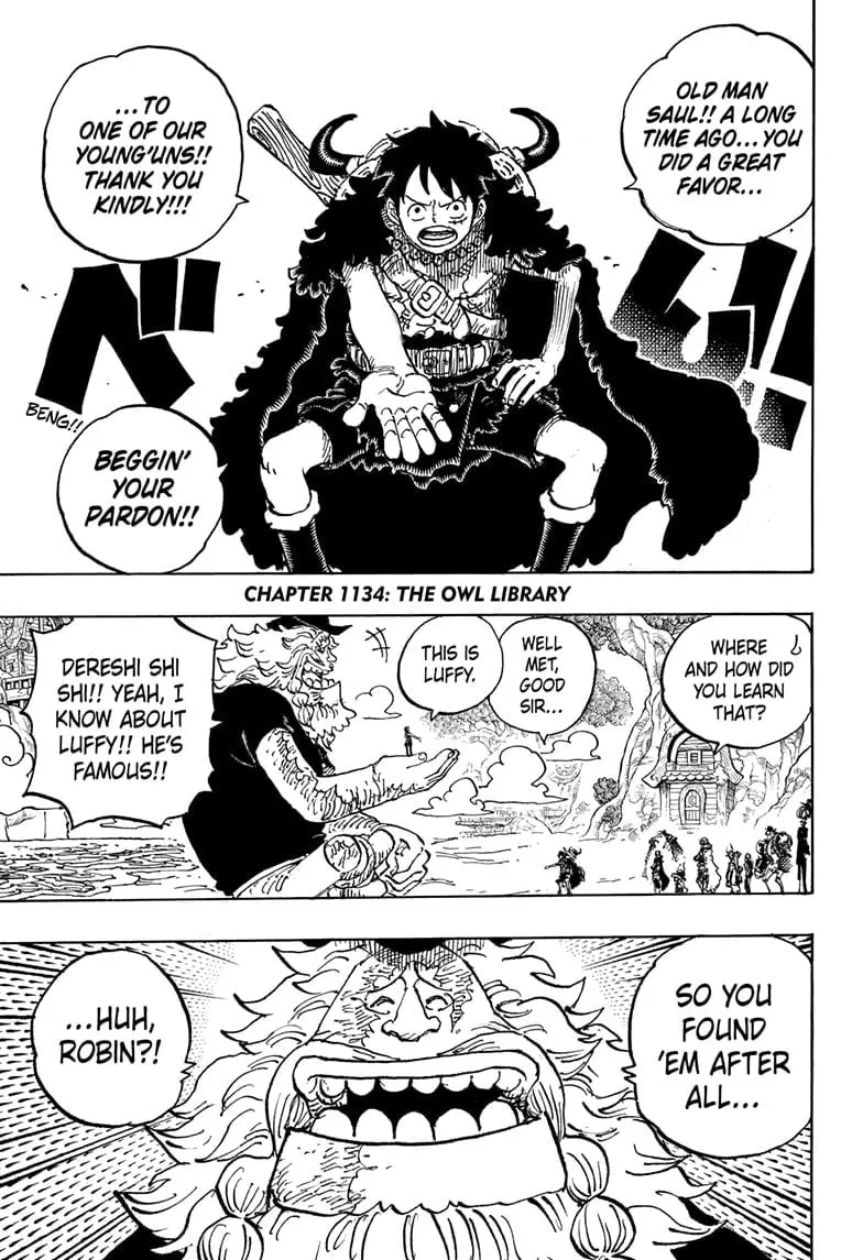 One Piece Manga, chapter 1134, page 4