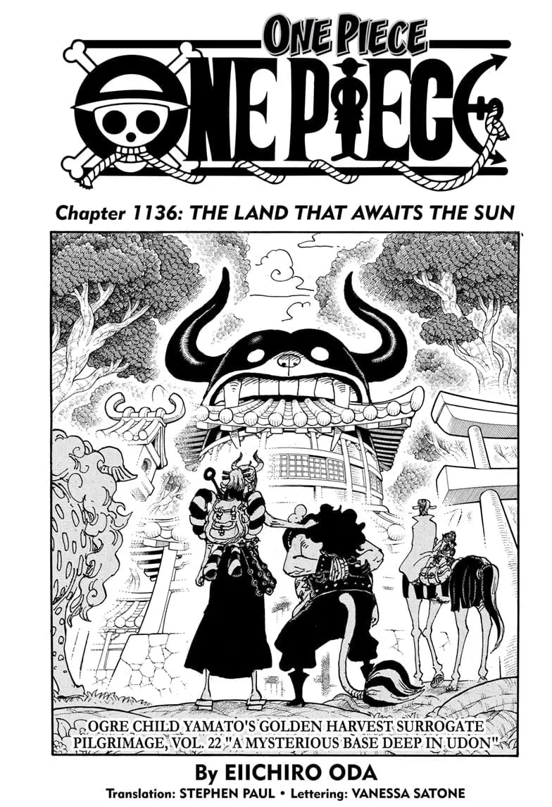 One Piece Manga, chapter 1136, page 1