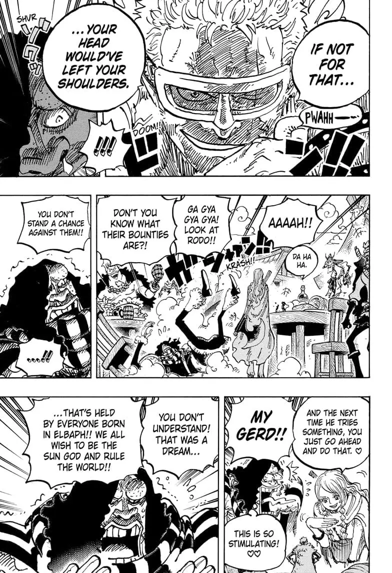 One Piece Manga, chapter 1136, page 5