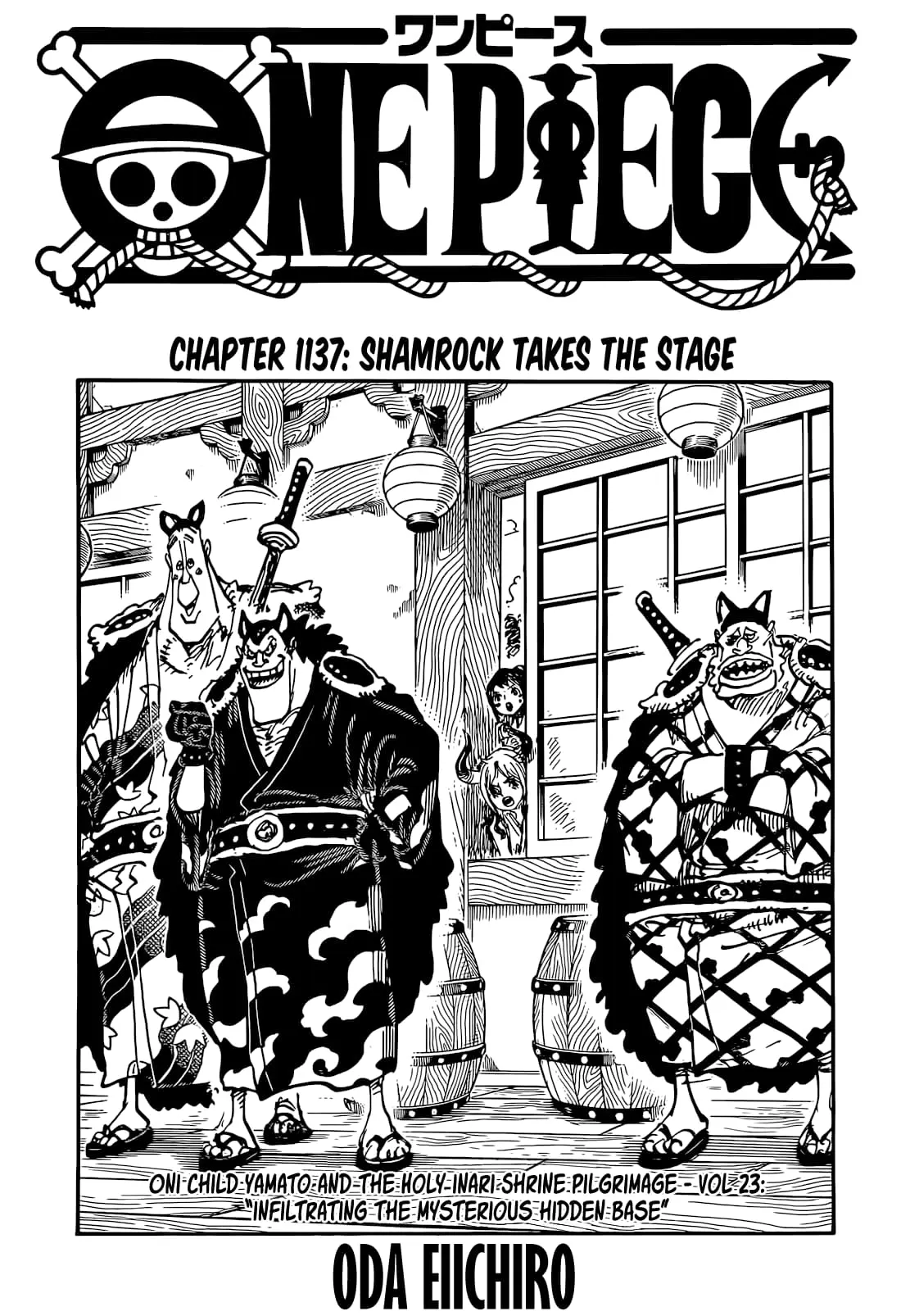 One Piece Manga, chapter 1137, page 1