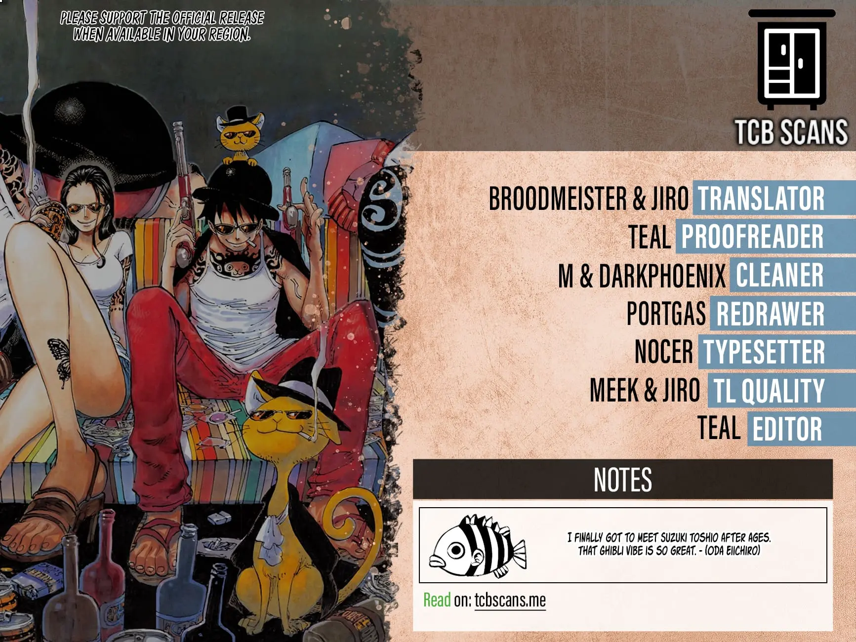 One Piece Manga, chapter 1139, page 2