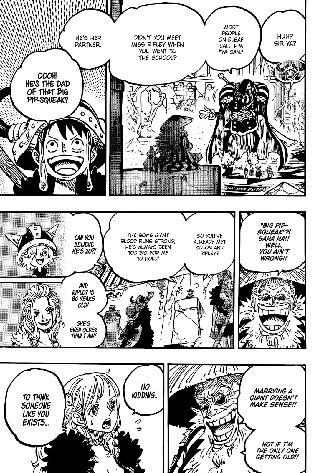 One Piece Manga, chapter 1139, page 8