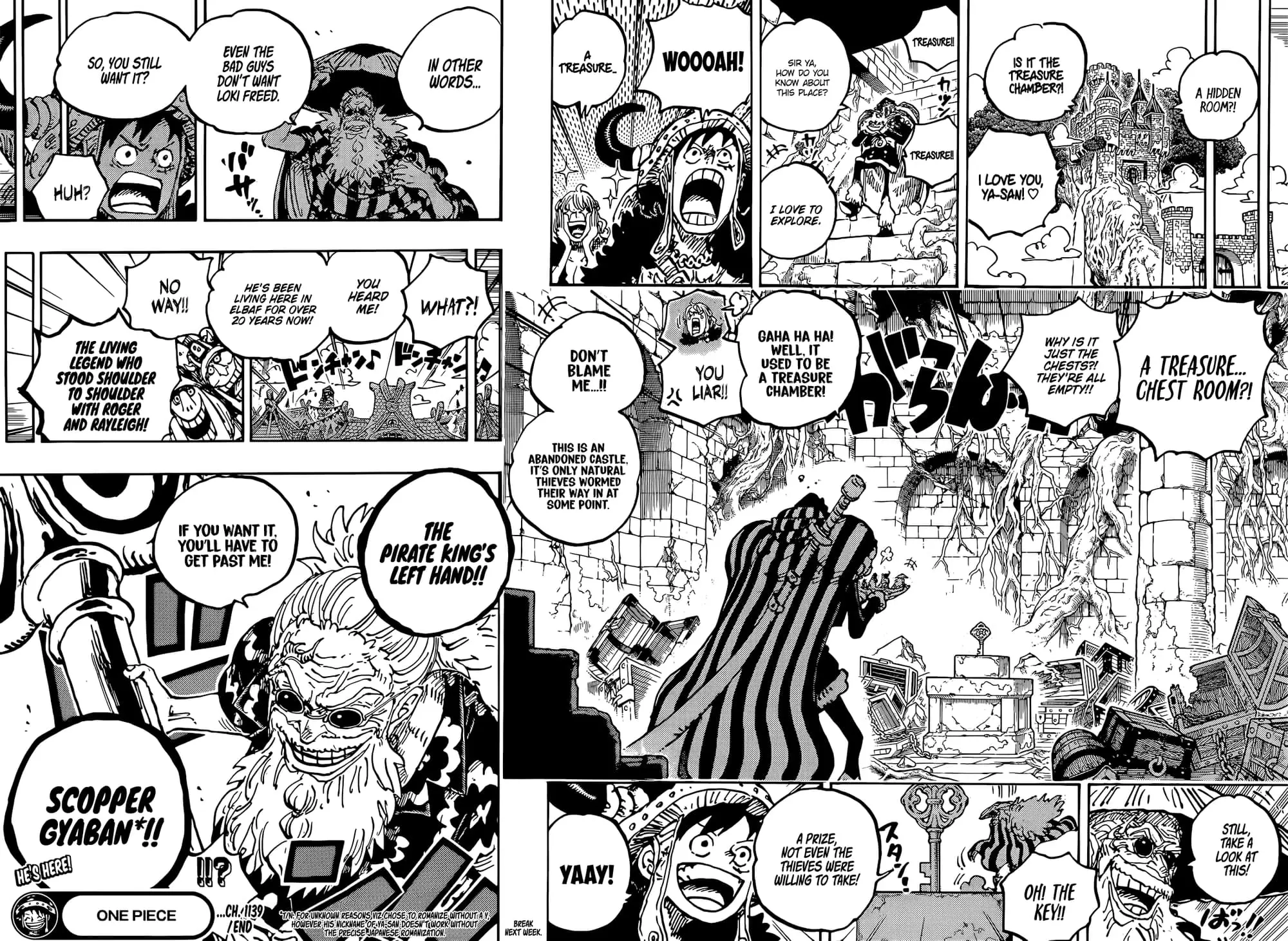 One Piece Manga, chapter 1139, page 13