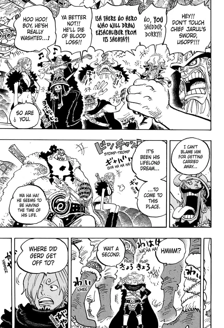 One Piece Manga, chapter 1141, page 5