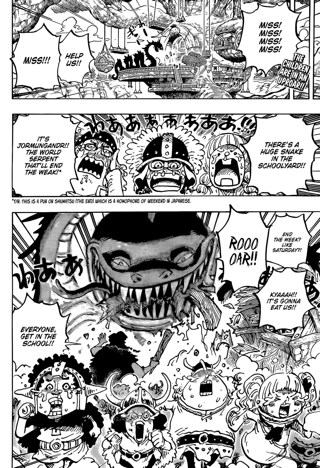 One Piece Manga, chapter 1142, page 2