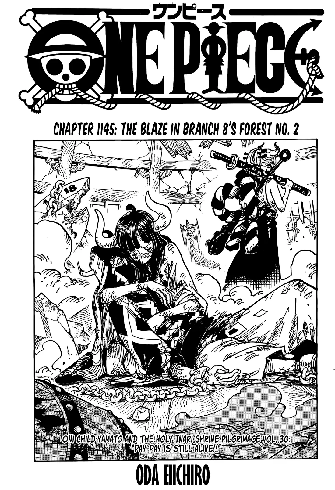 One Piece Manga, chapter 1145, page 2