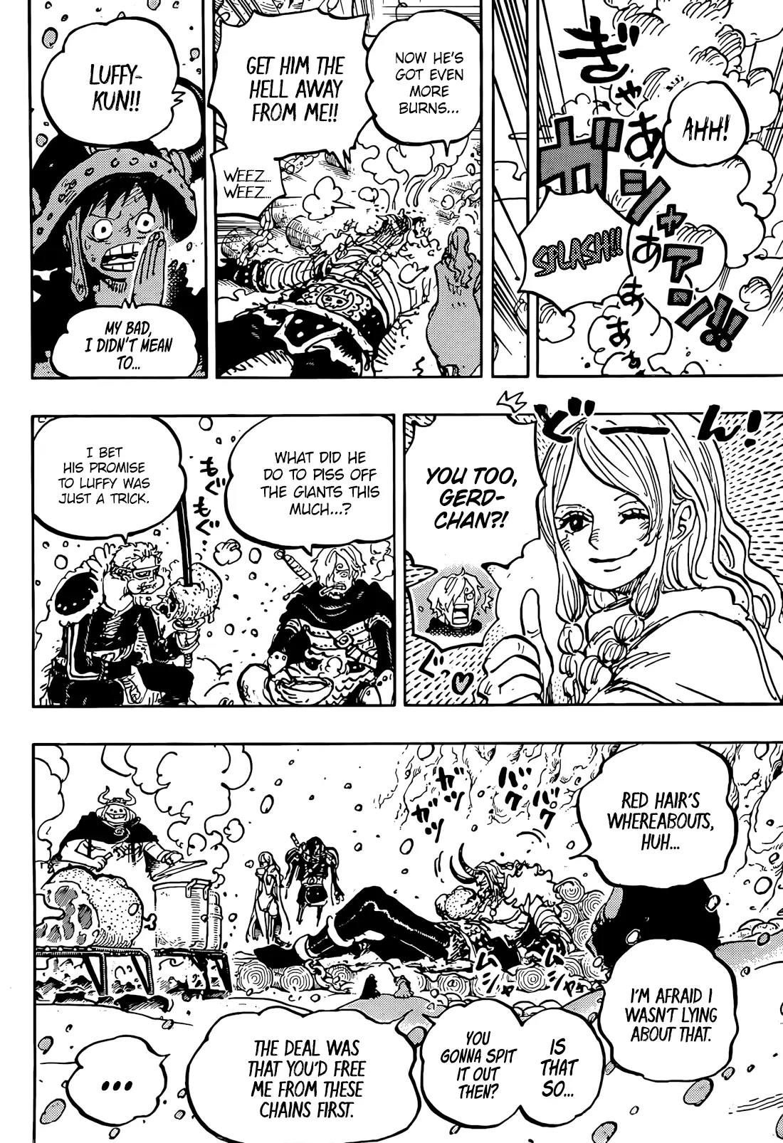One Piece Manga, chapter 1145, page 8