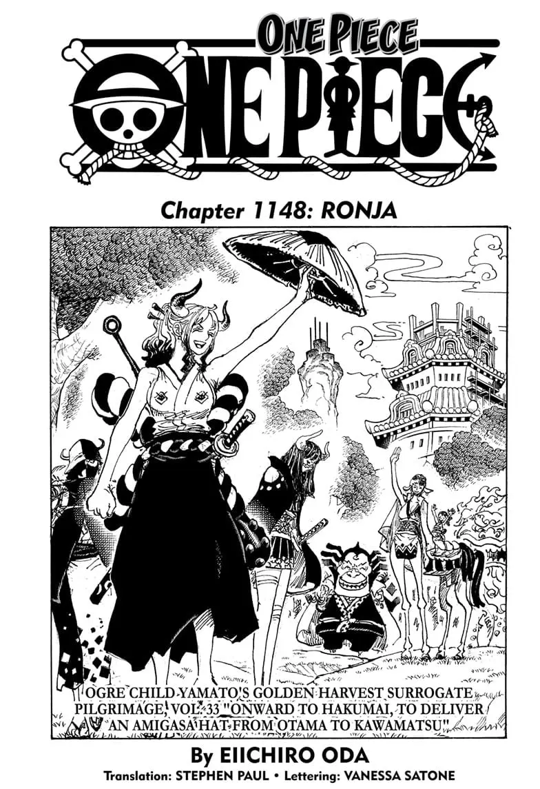 One Piece Manga, chapter 1148, page 1