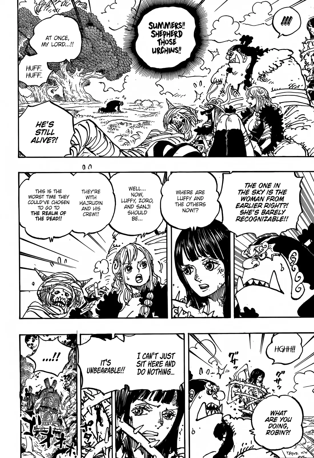One Piece Manga, chapter 1150, page 4