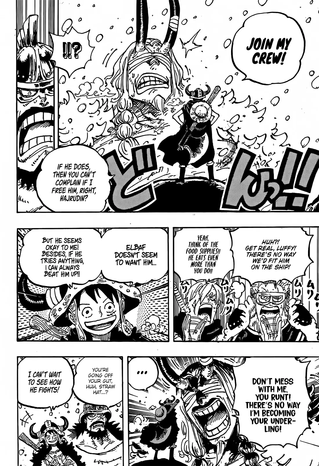 One Piece Manga, chapter 1152, page 6
