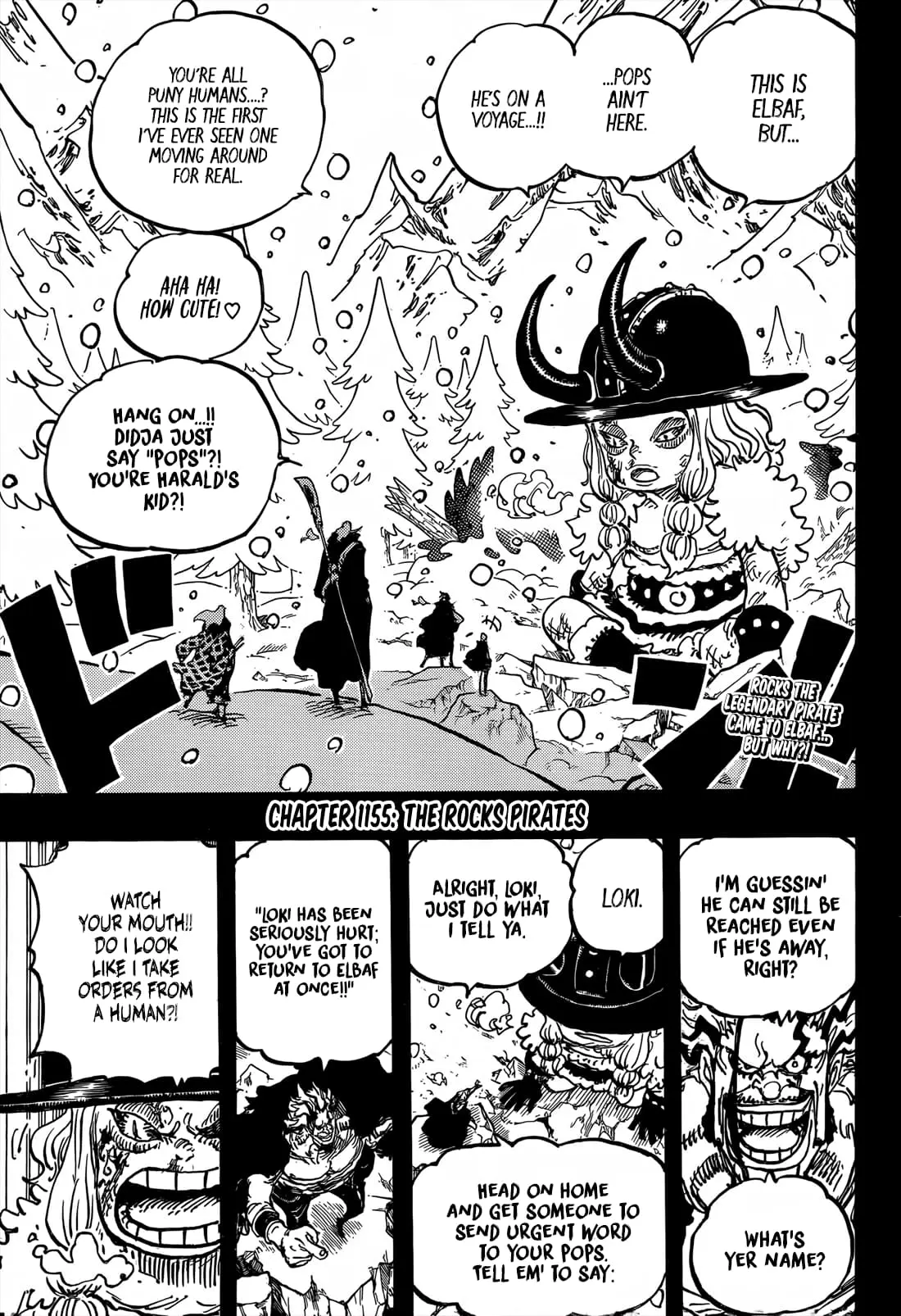One Piece Manga, chapter 1155, page 3