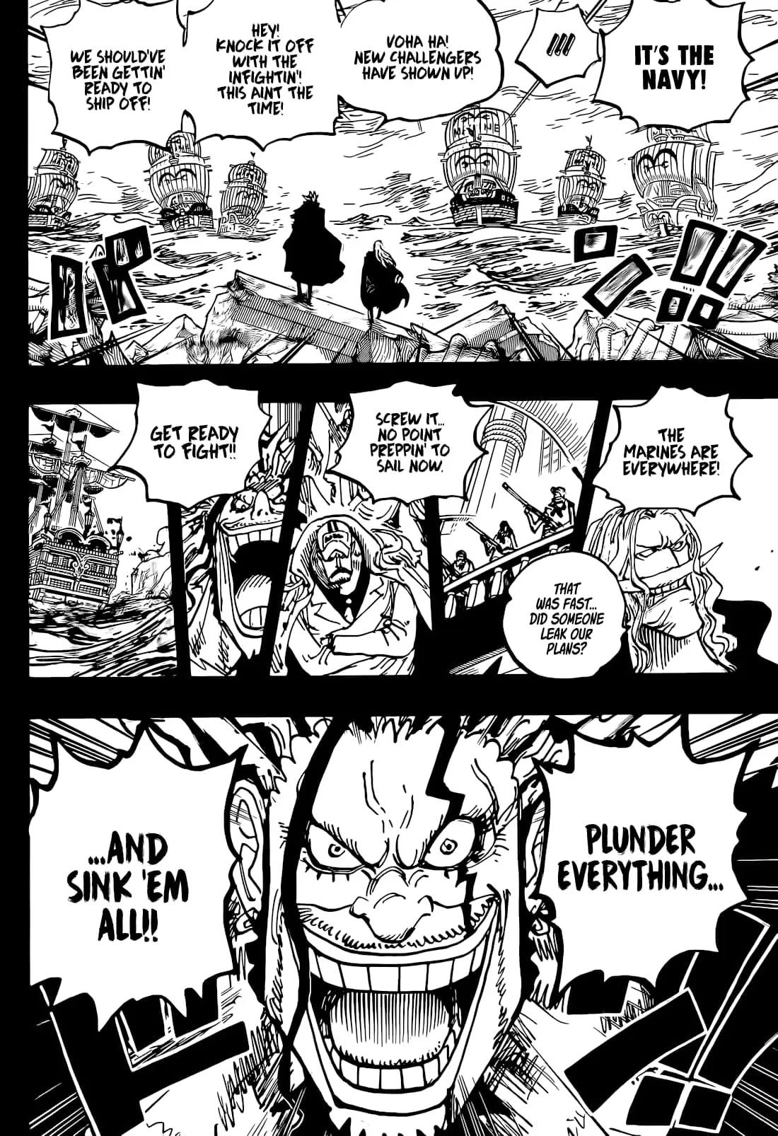 One Piece Manga, chapter 1157, page 4
