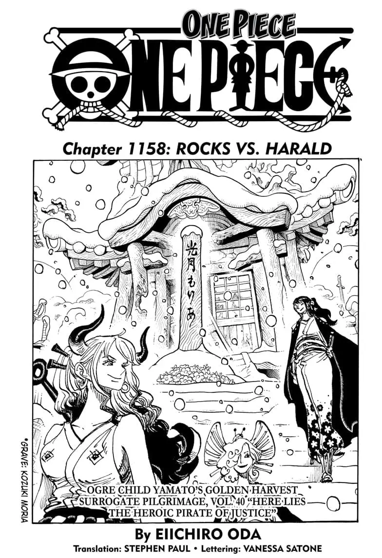 One Piece Manga, chapter 1158, page 1
