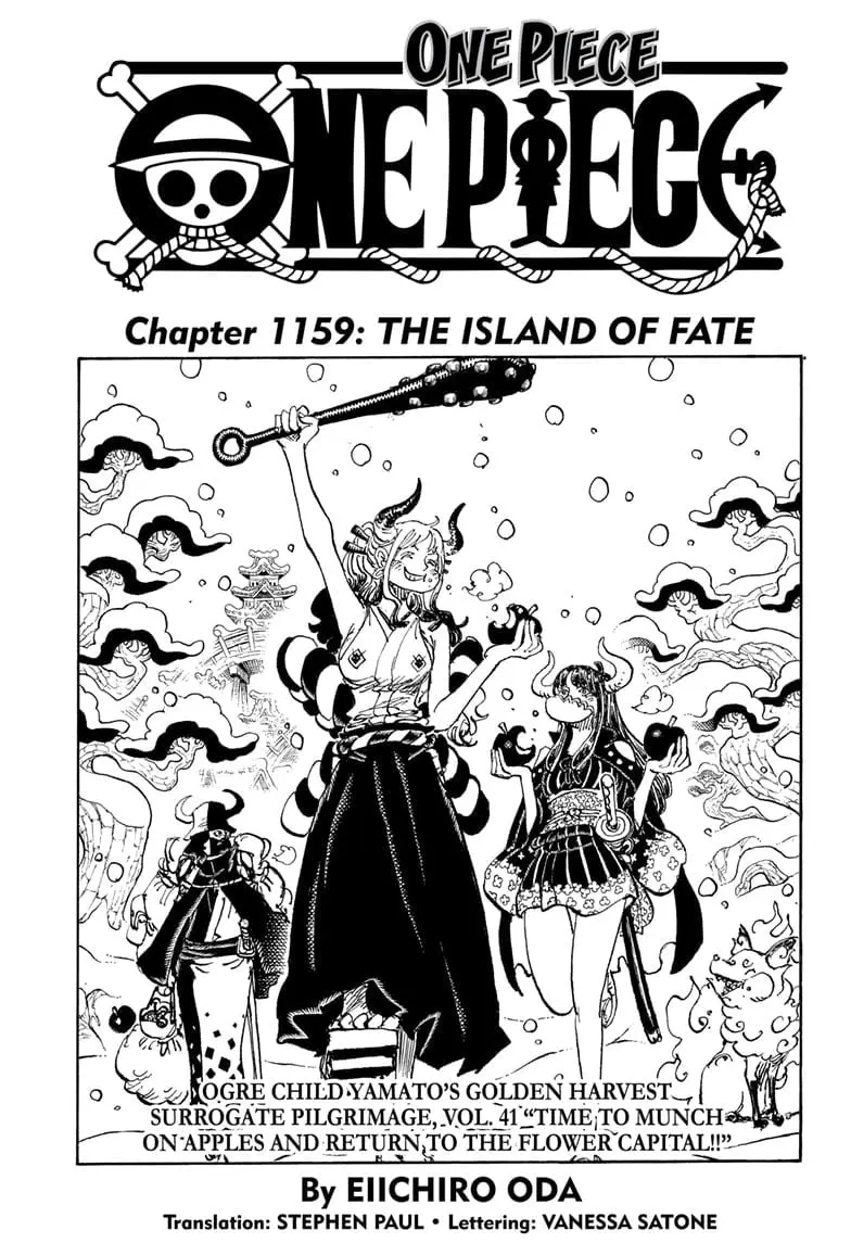 One Piece Manga, chapter 1159, page 1
