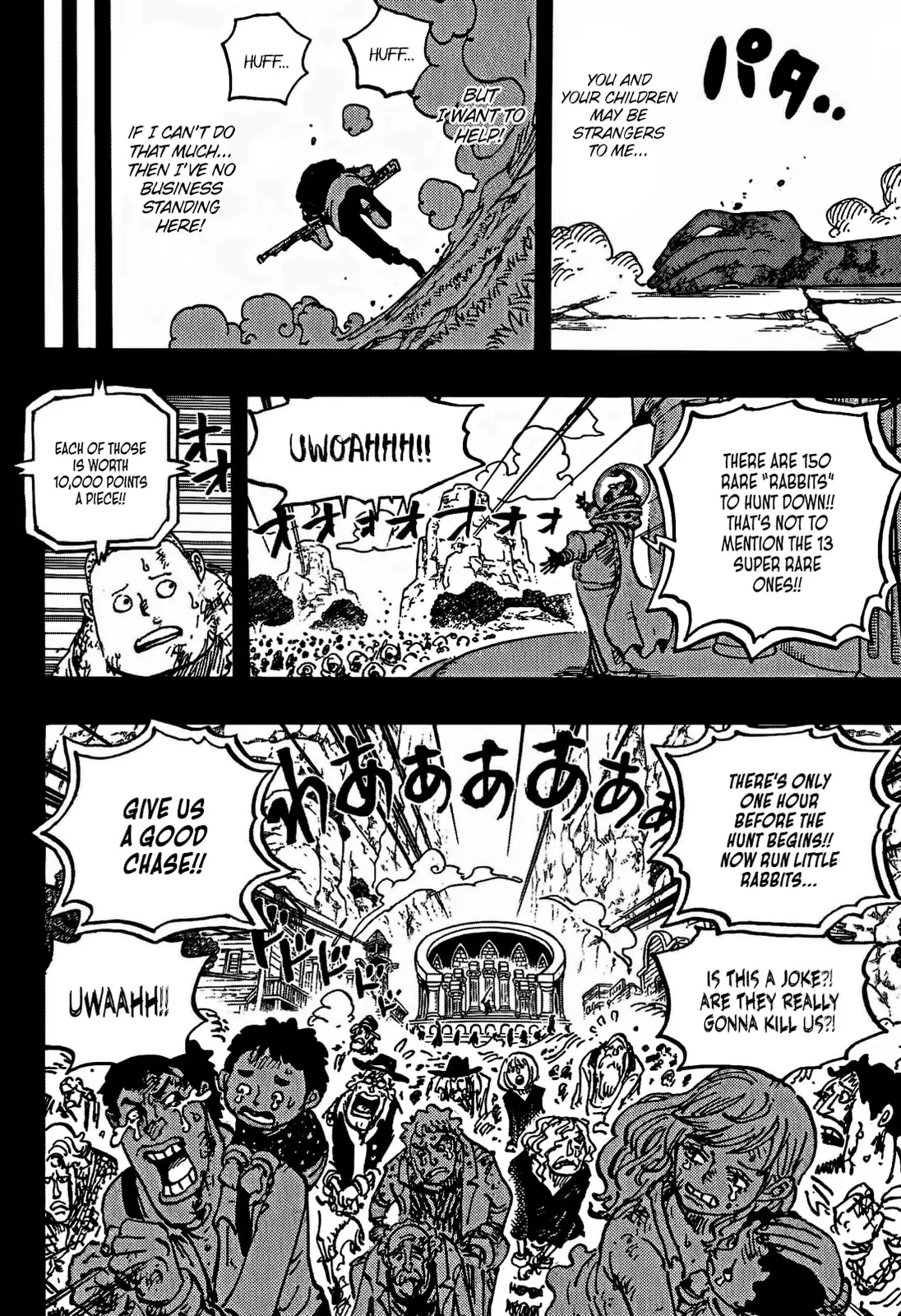 One Piece Manga, chapter 1160, page 3