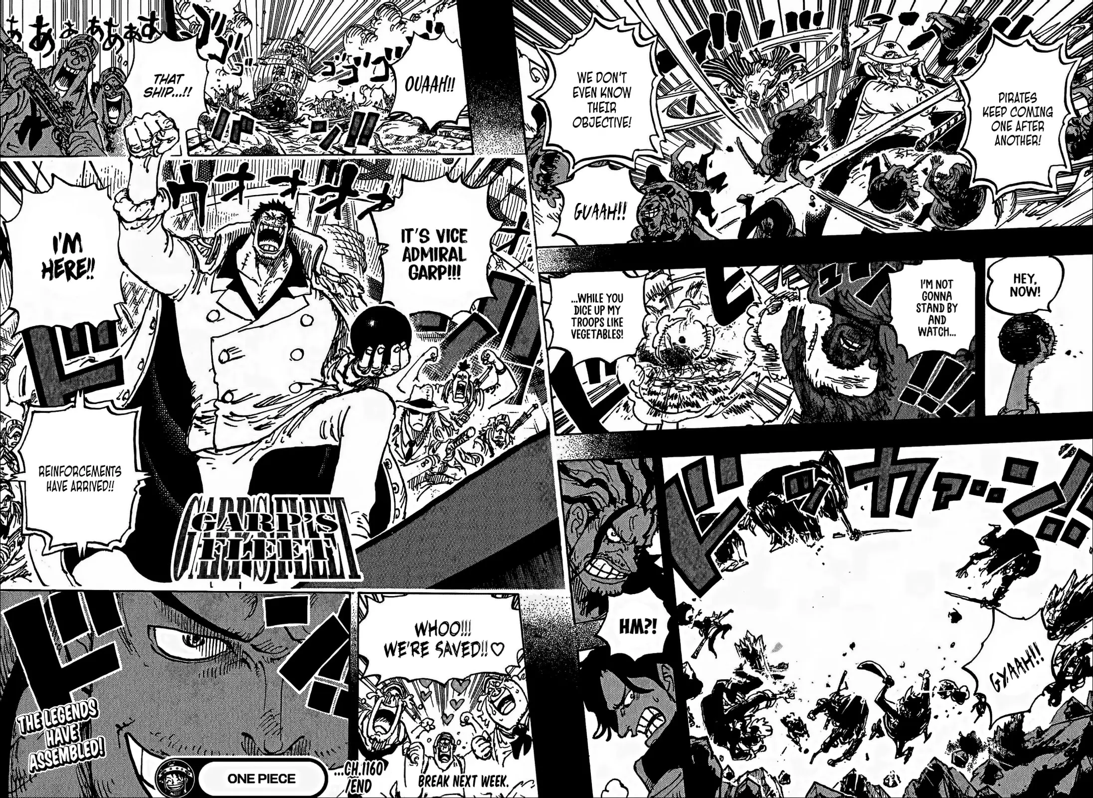 One Piece Manga, chapter 1160, page 14