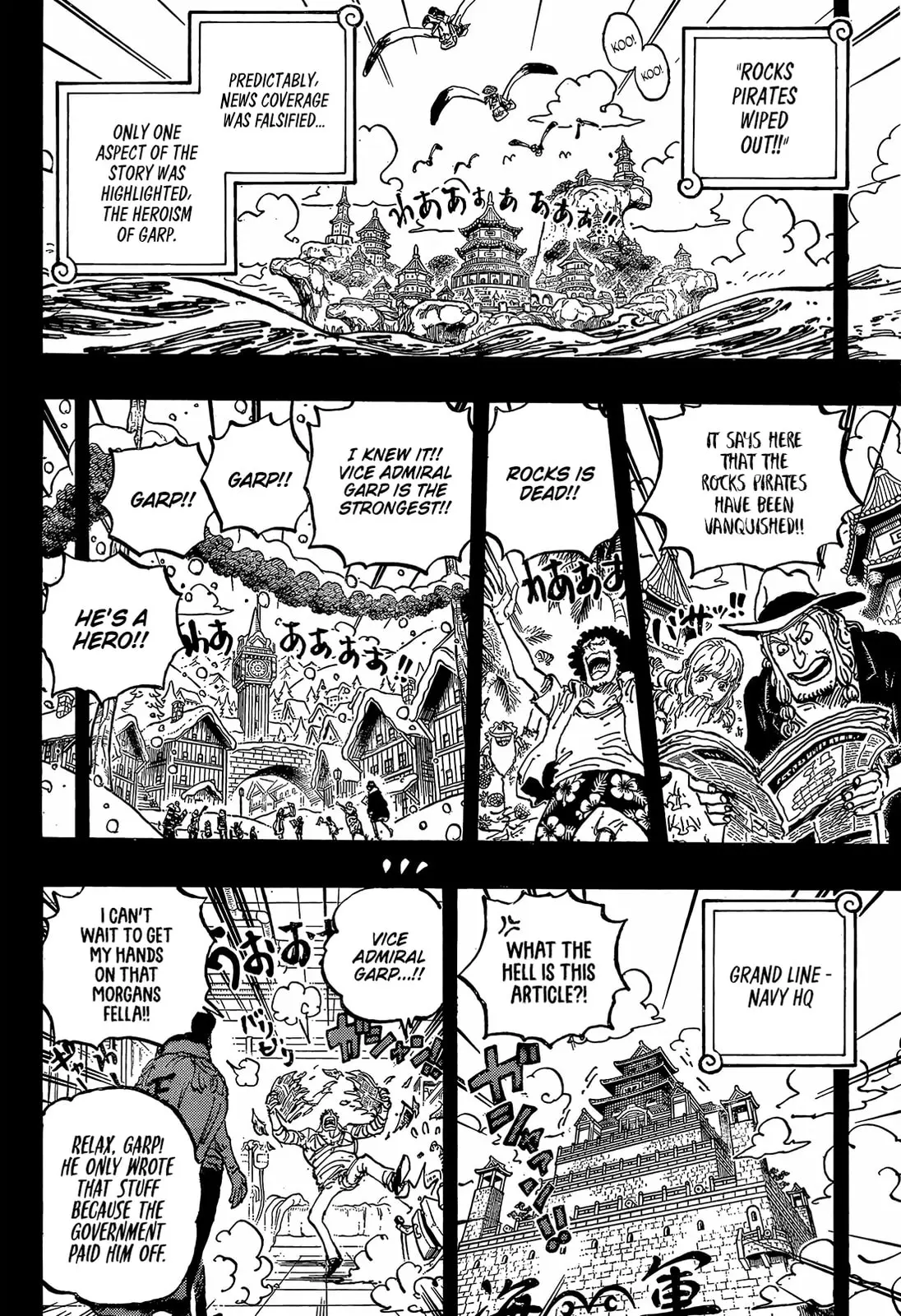One Piece Manga, chapter 1166, page 8