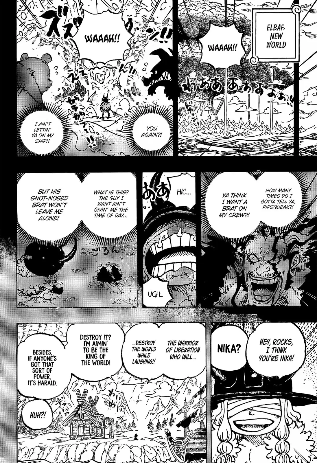 One Piece Manga, chapter 1166, page 10