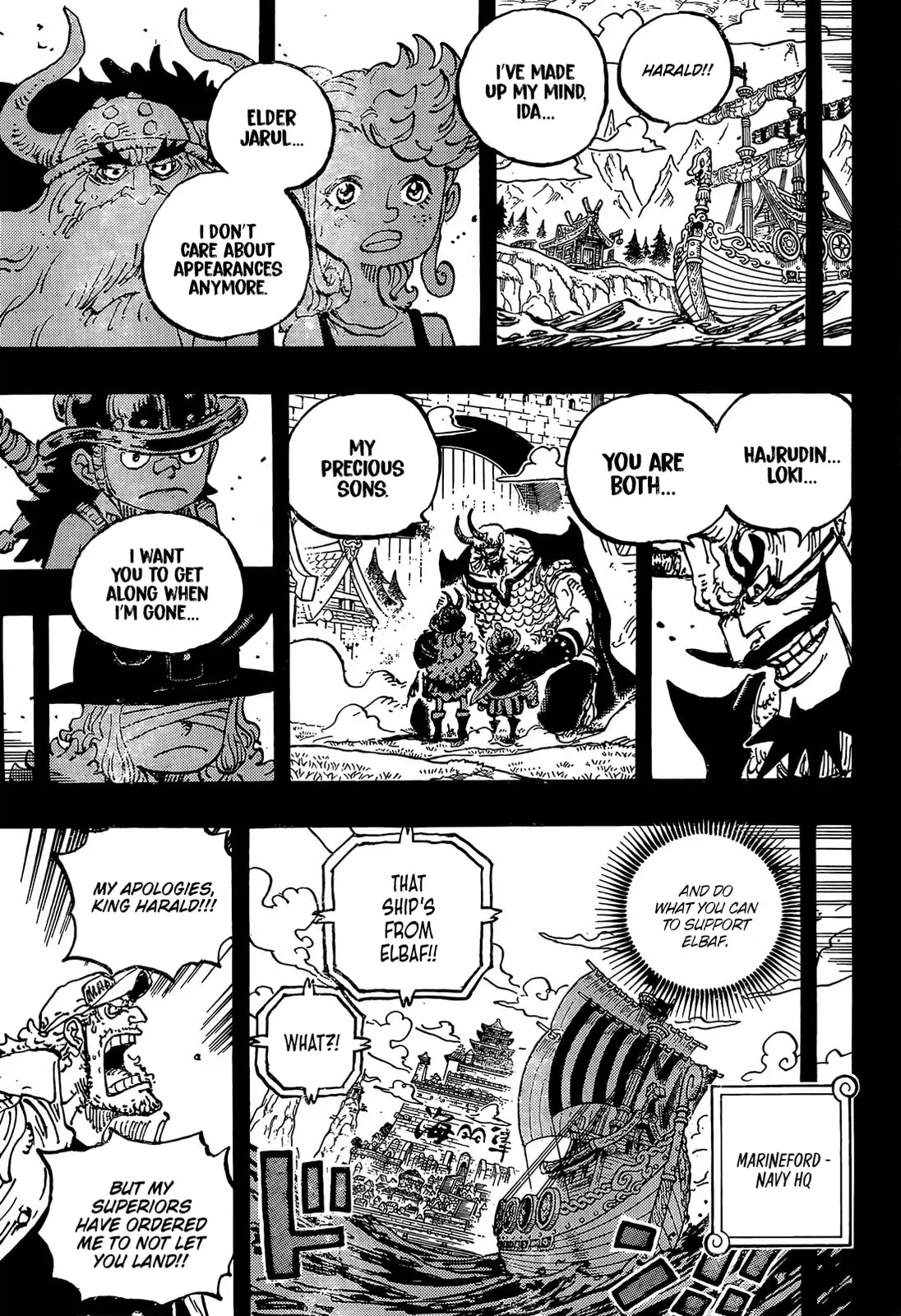 One Piece Manga, chapter 1166, page 14