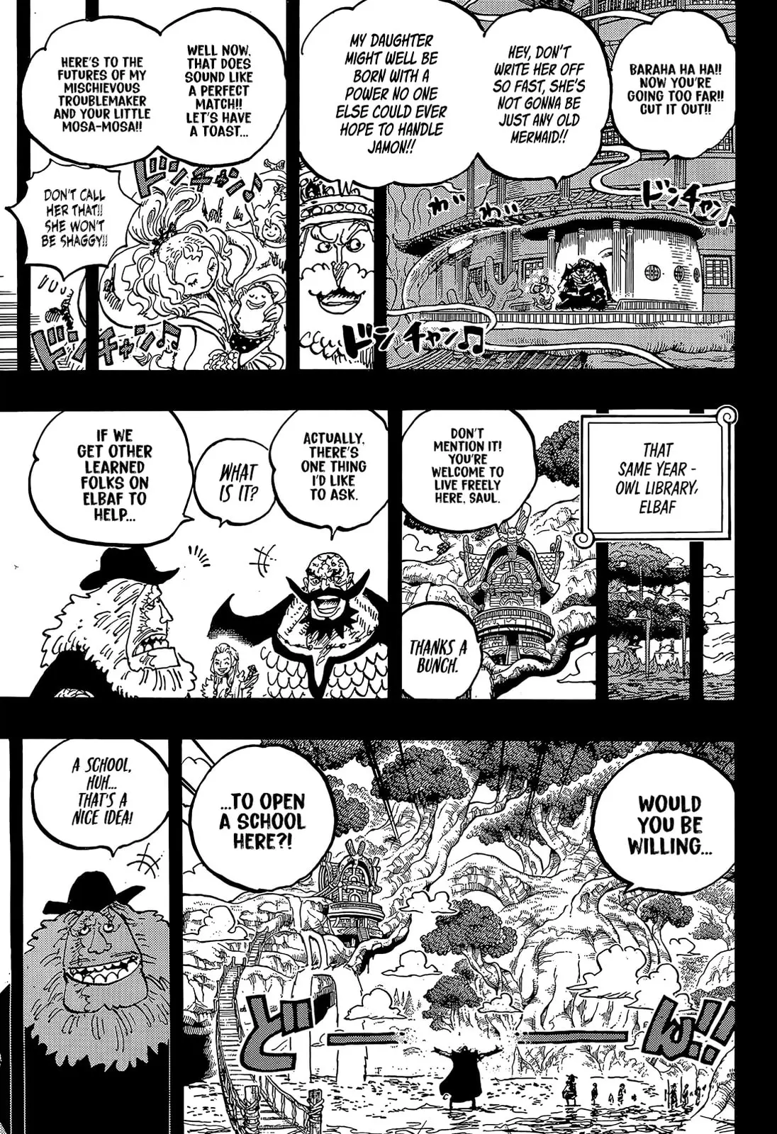 One Piece Manga, chapter 1167, page 9