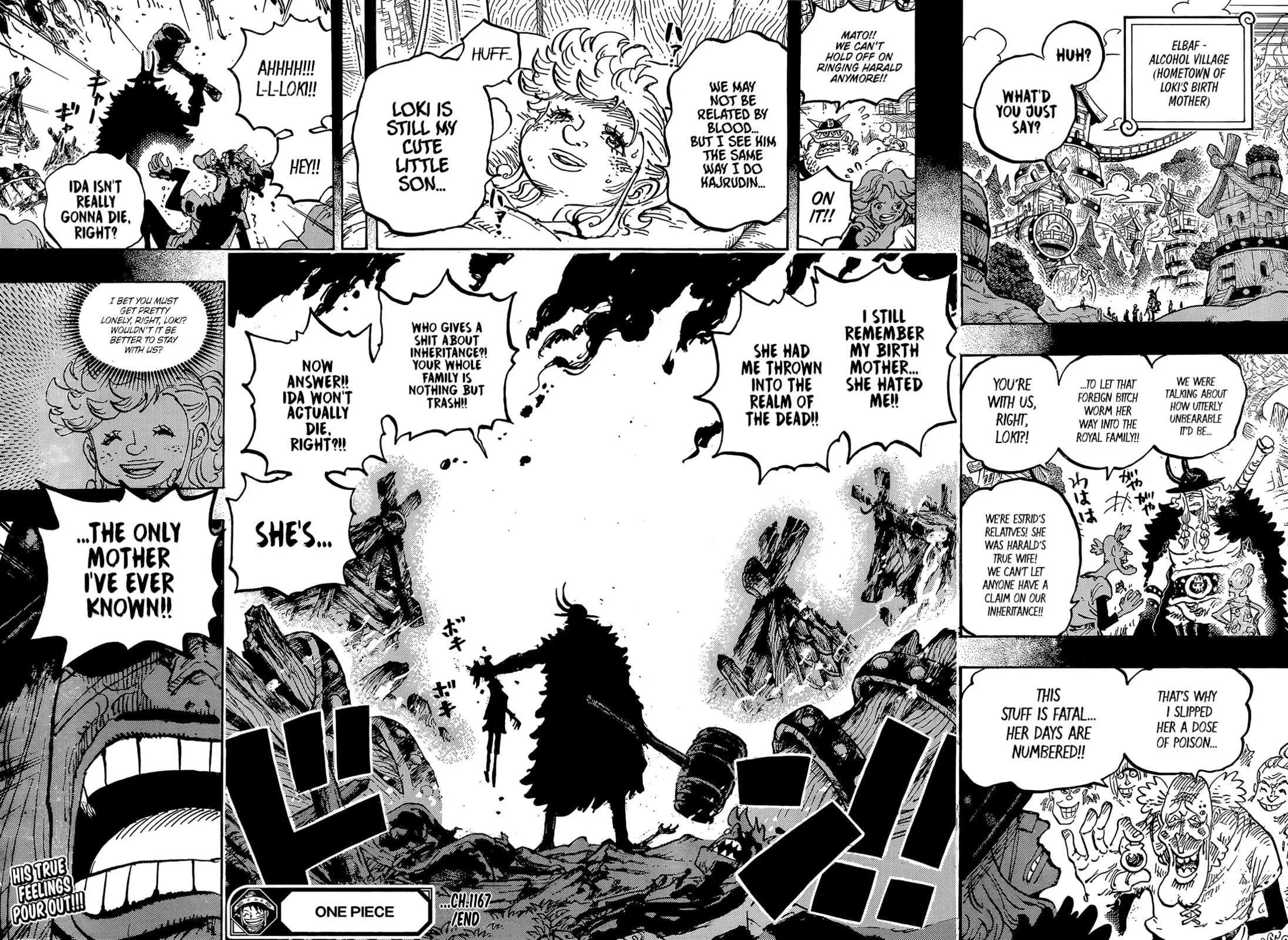 One Piece Manga, chapter 1167, page 16
