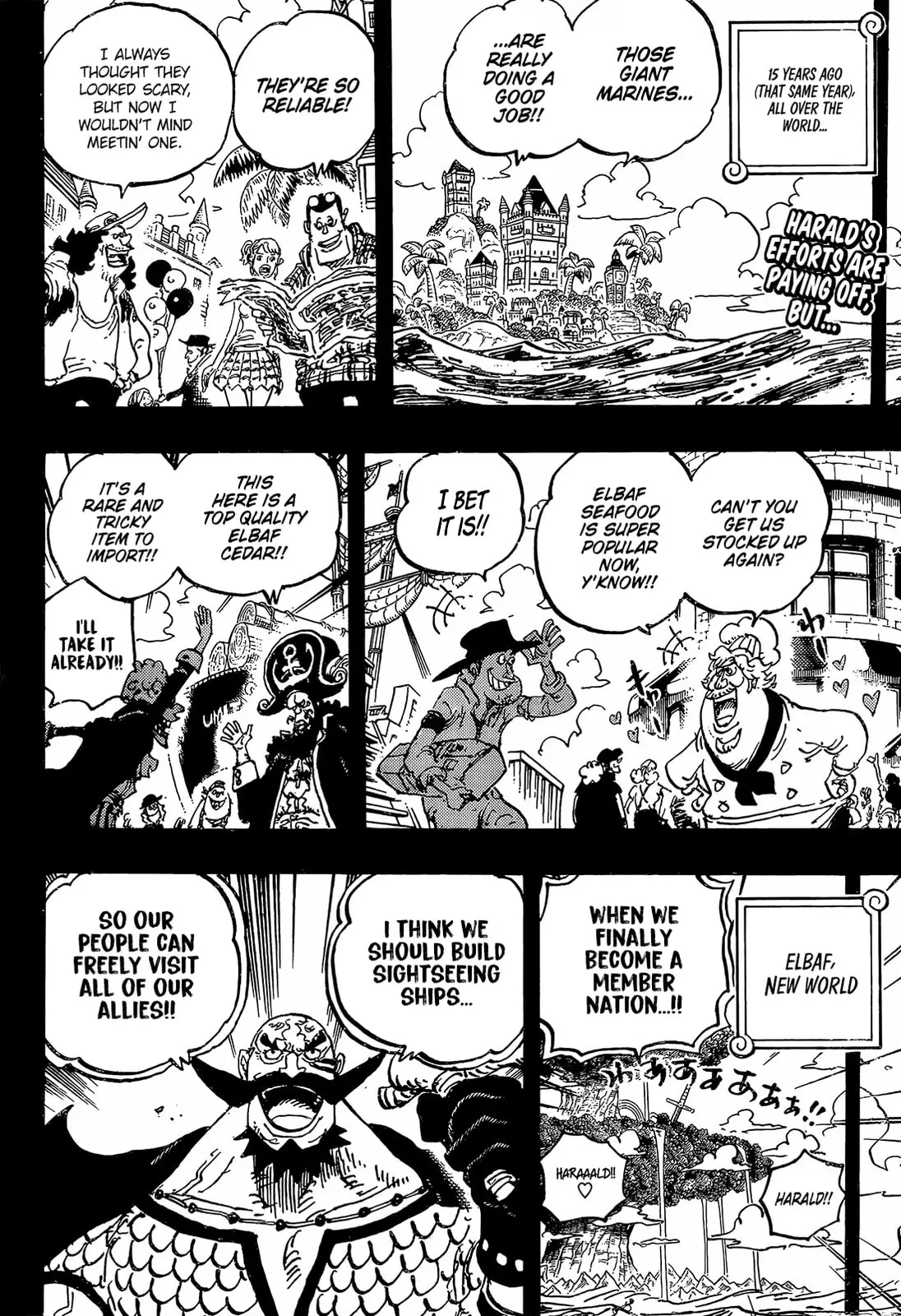 One Piece Manga, chapter 1168, page 2