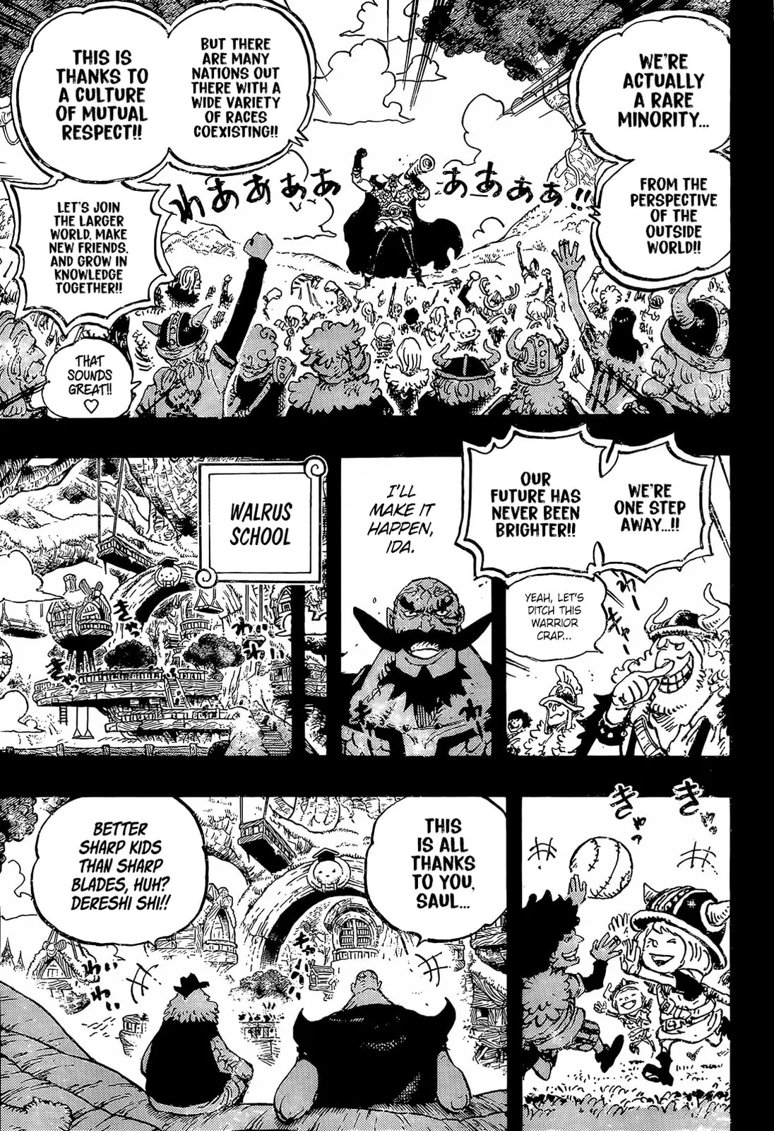One Piece Manga, chapter 1168, page 3