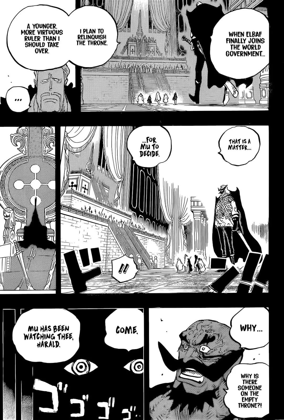One Piece Manga, chapter 1168, page 9