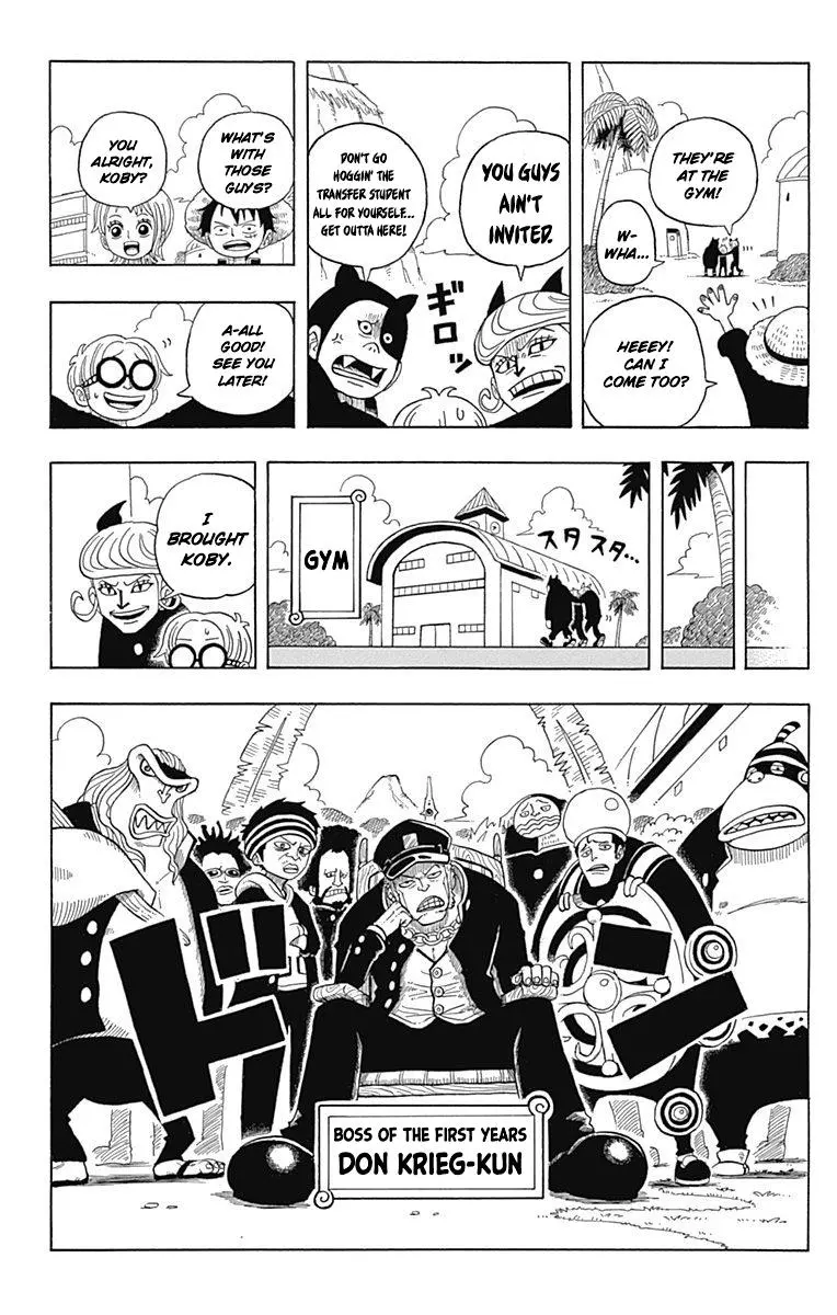 One Piece Academy, chapter 1, page 22