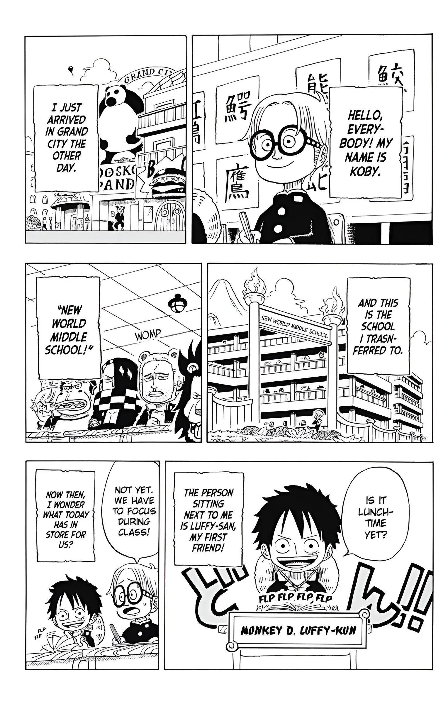 One Piece Academy, chapter 3, page 2