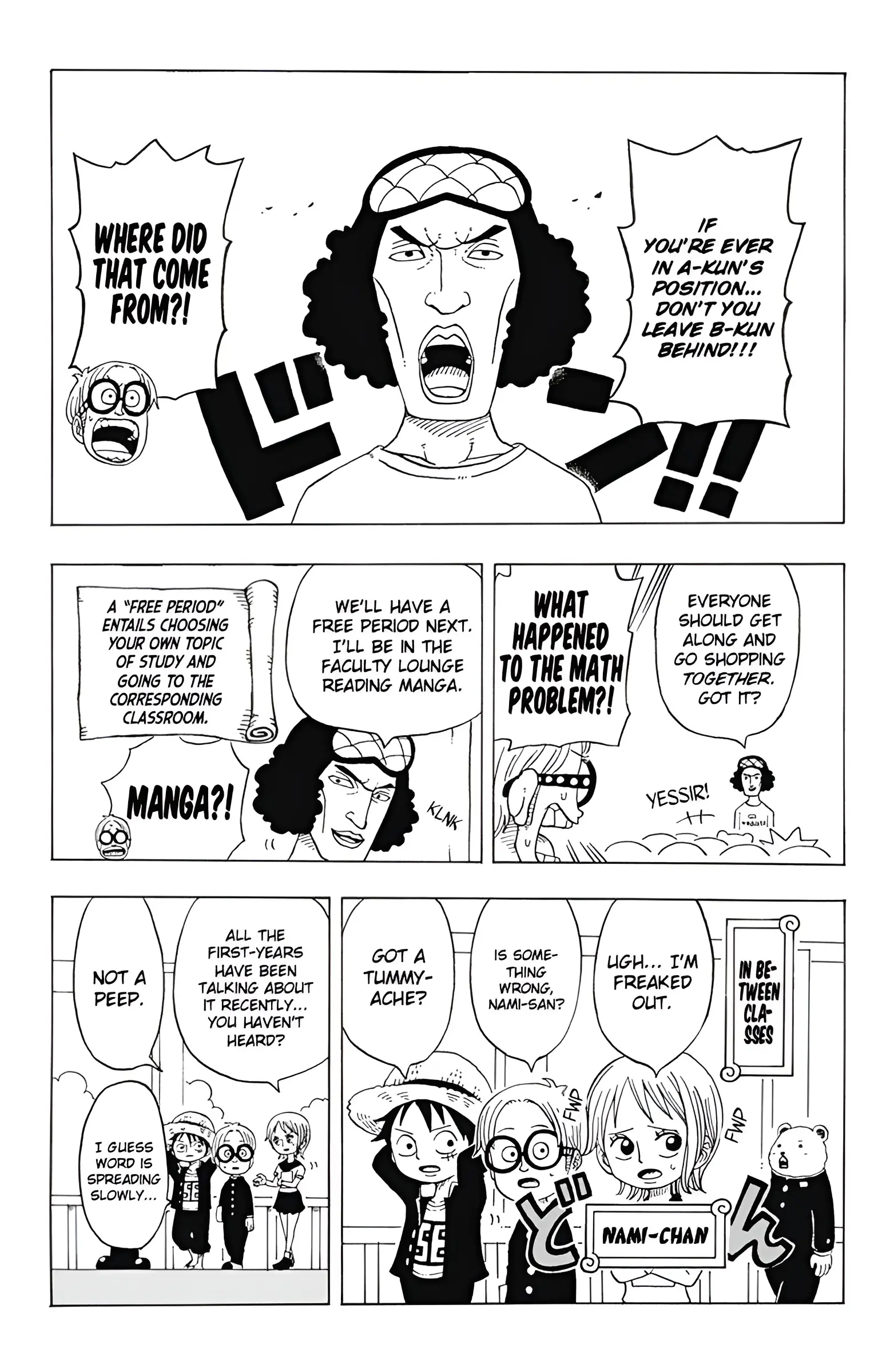 One Piece Academy, chapter 3, page 4