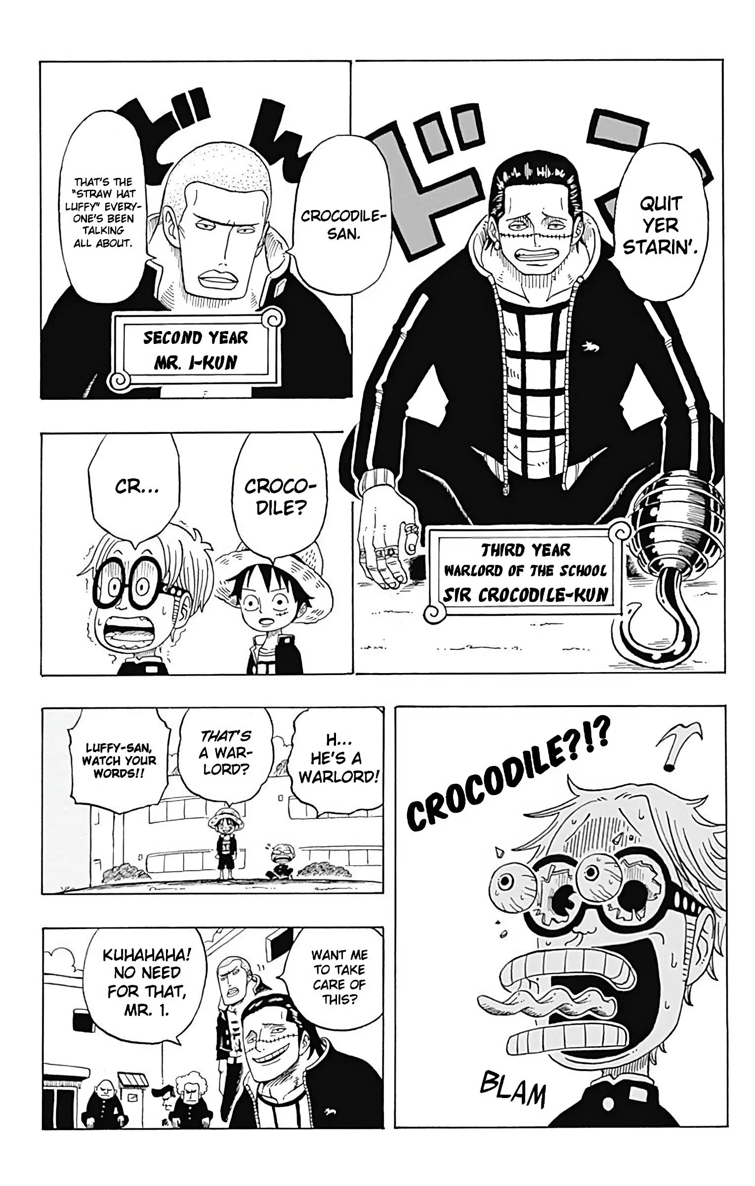 One Piece Academy, chapter 3, page 8