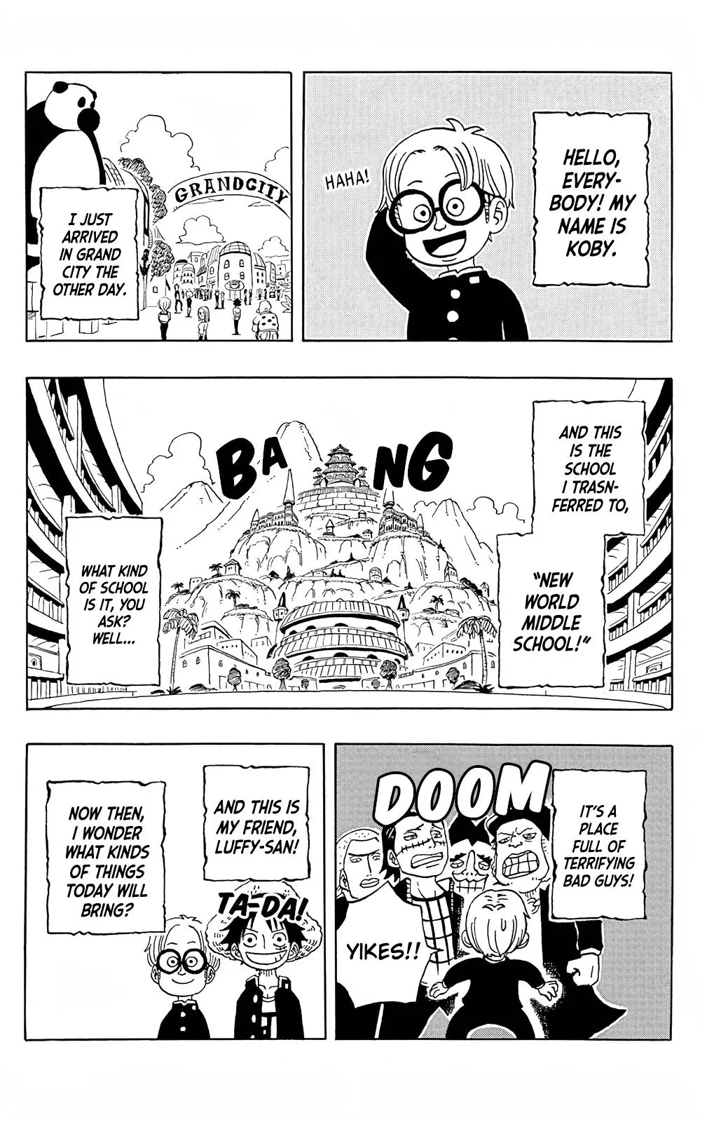 One Piece Academy, chapter 4, page 2