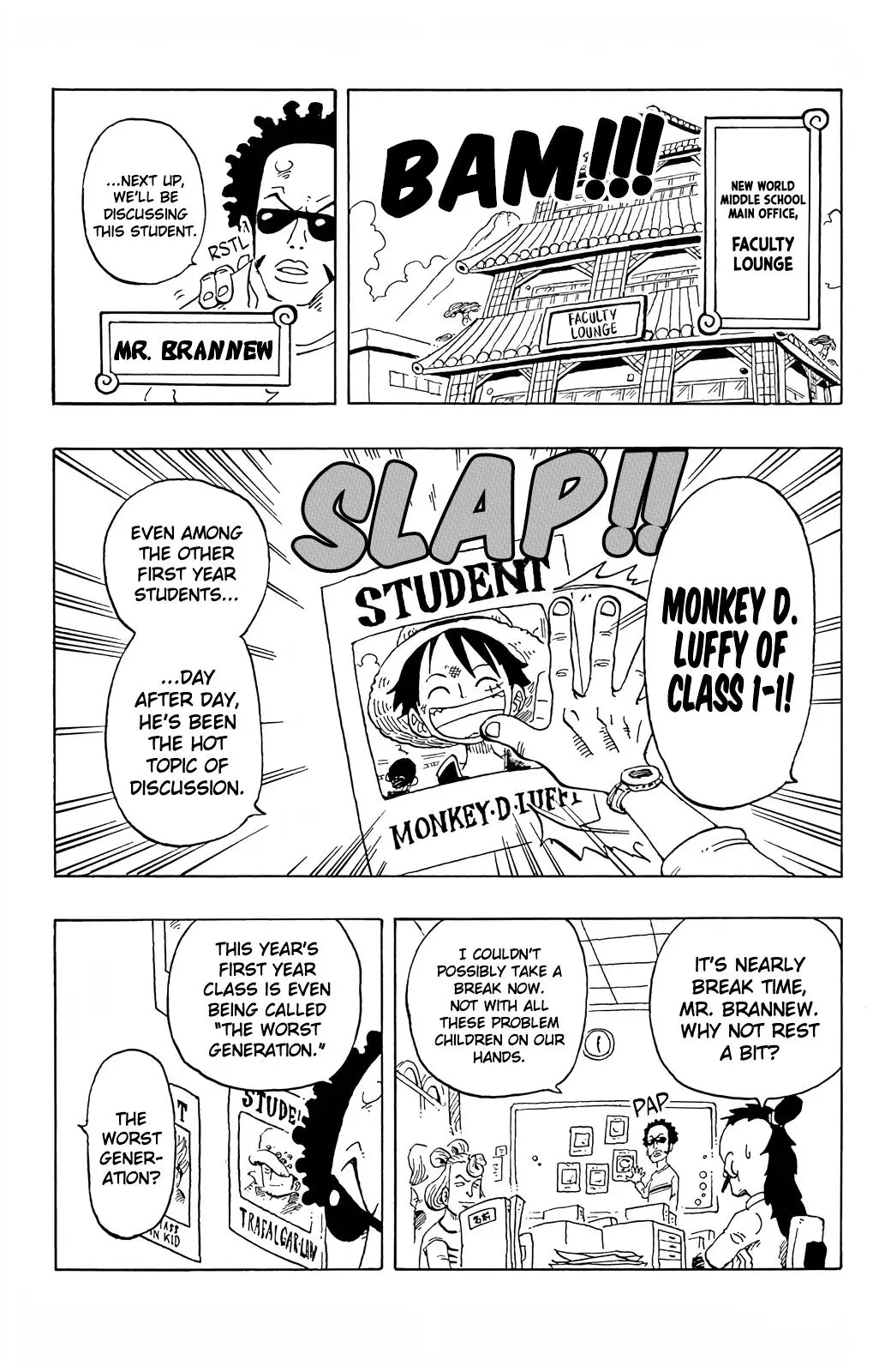 One Piece Academy, chapter 4, page 3