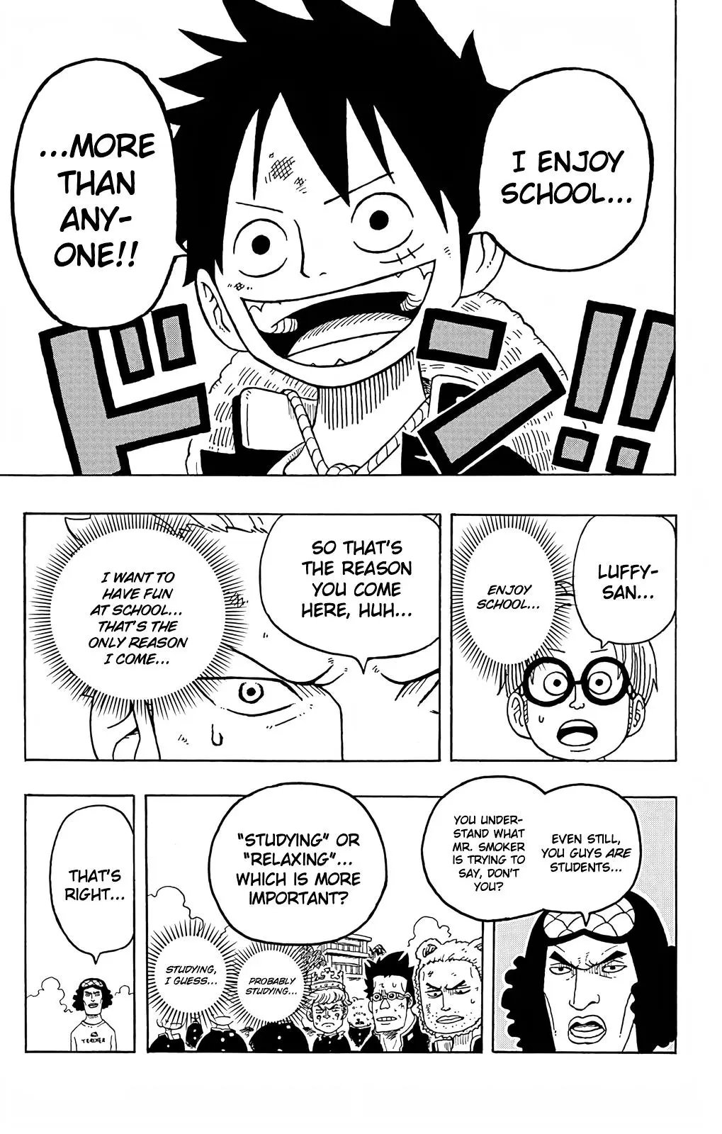 One Piece Academy, chapter 4, page 28