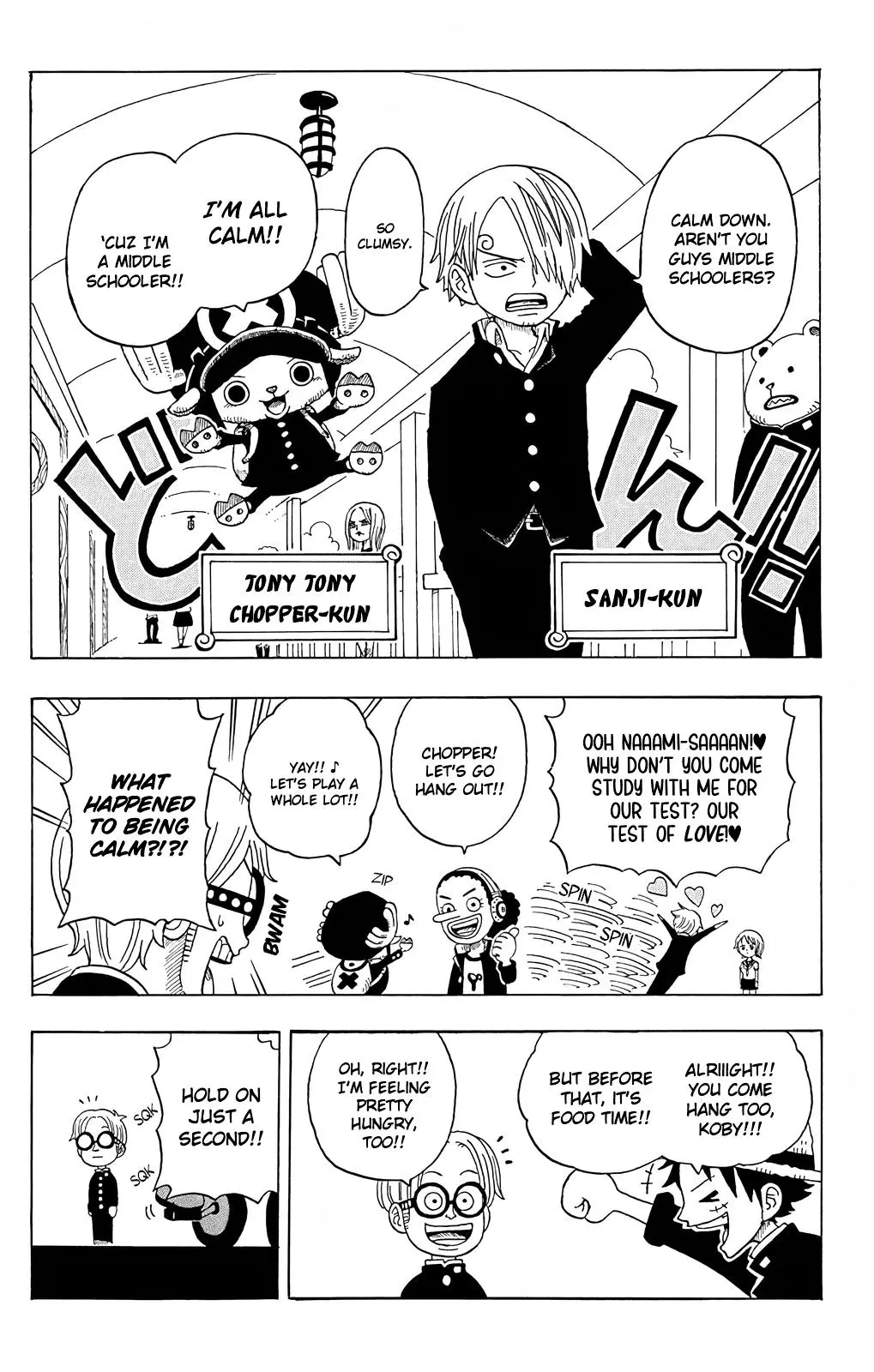 One Piece Academy, chapter 4.5, page 5