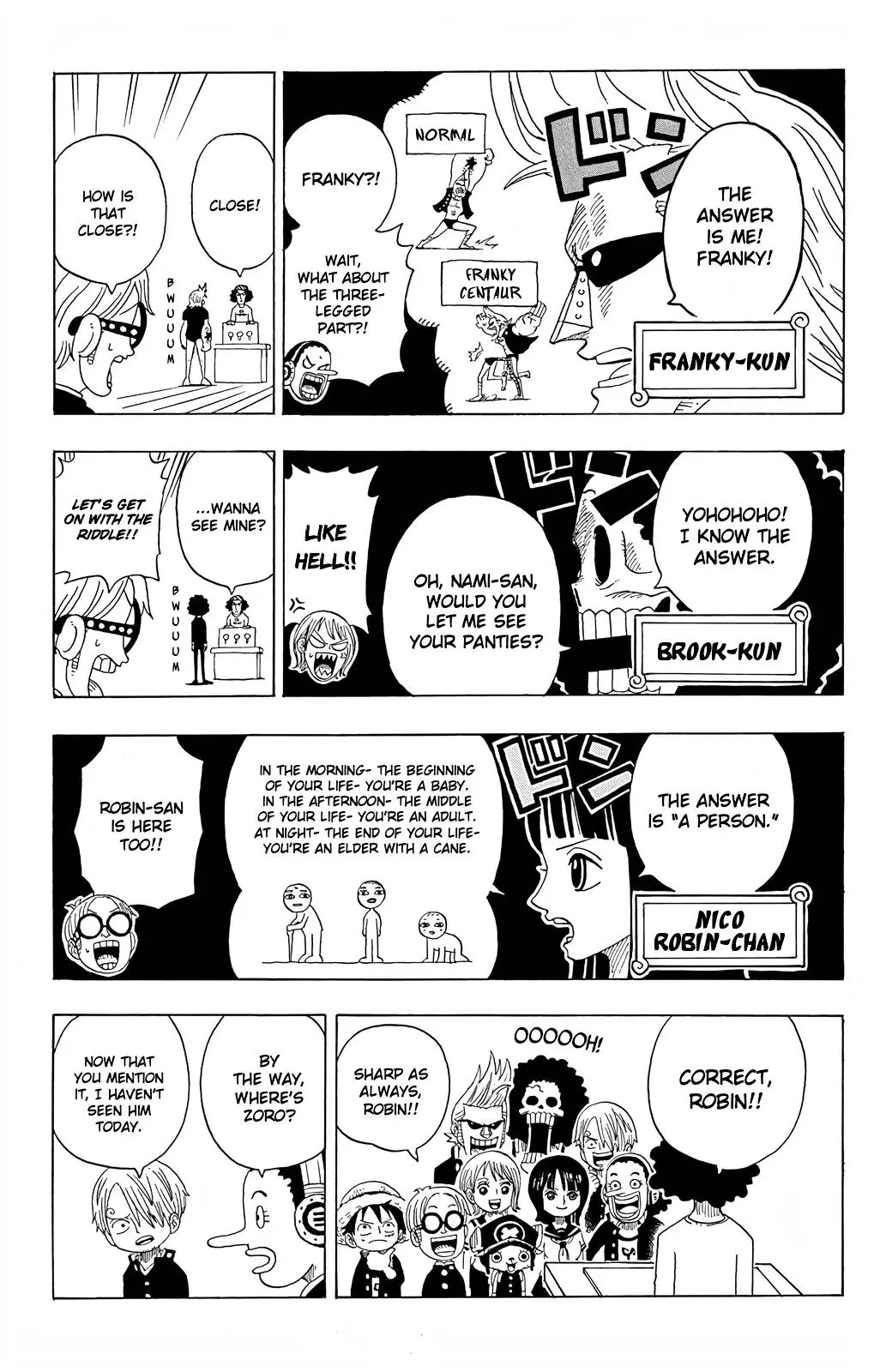 One Piece Academy, chapter 4.5, page 8