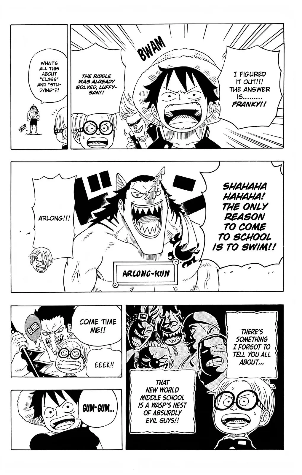 One Piece Academy, chapter 4.5, page 9