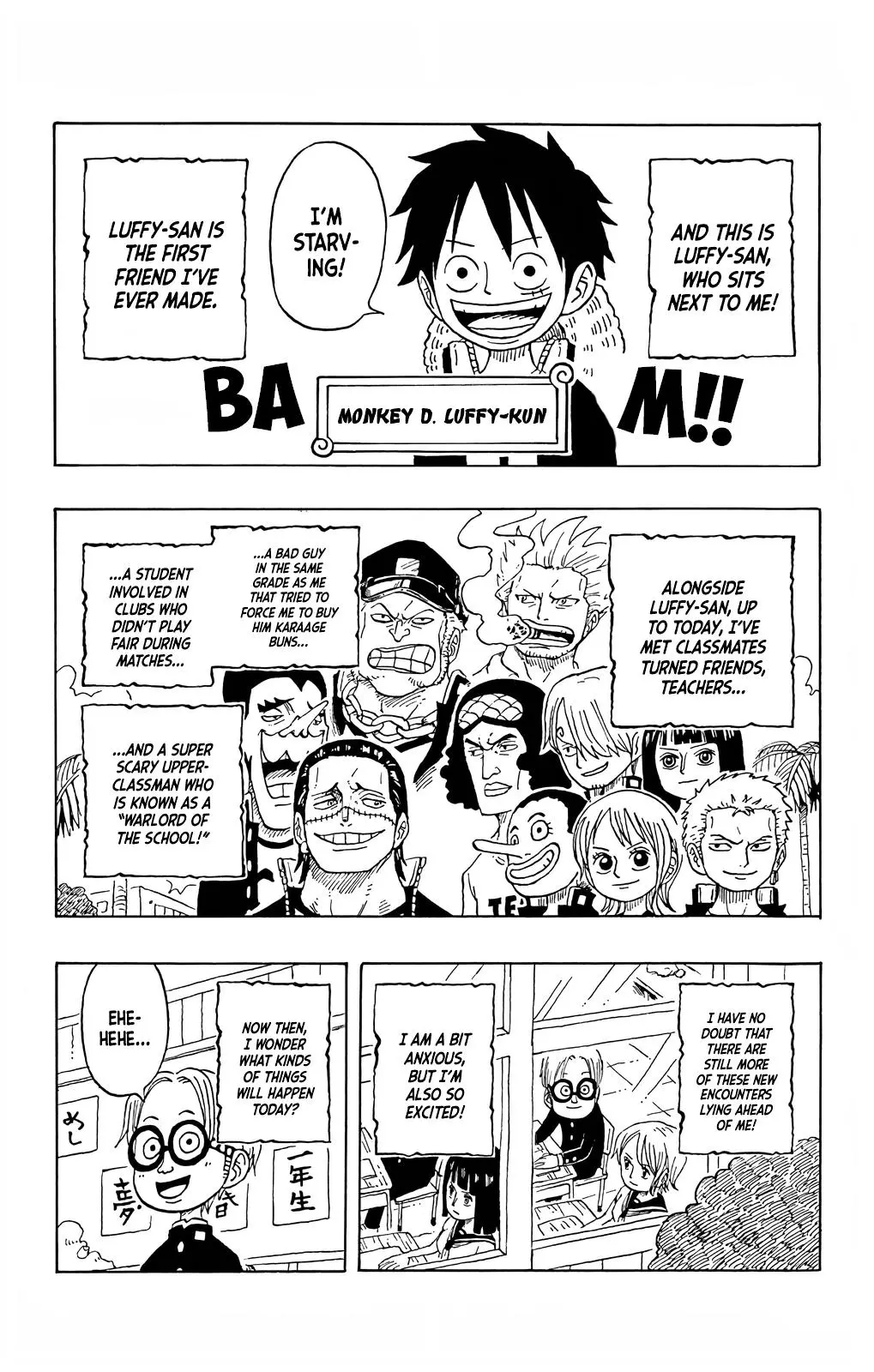 One Piece Academy, chapter 5, page 3