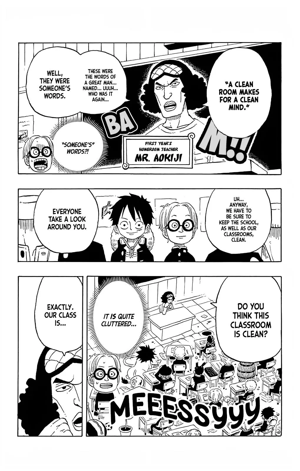 One Piece Academy, chapter 5, page 4